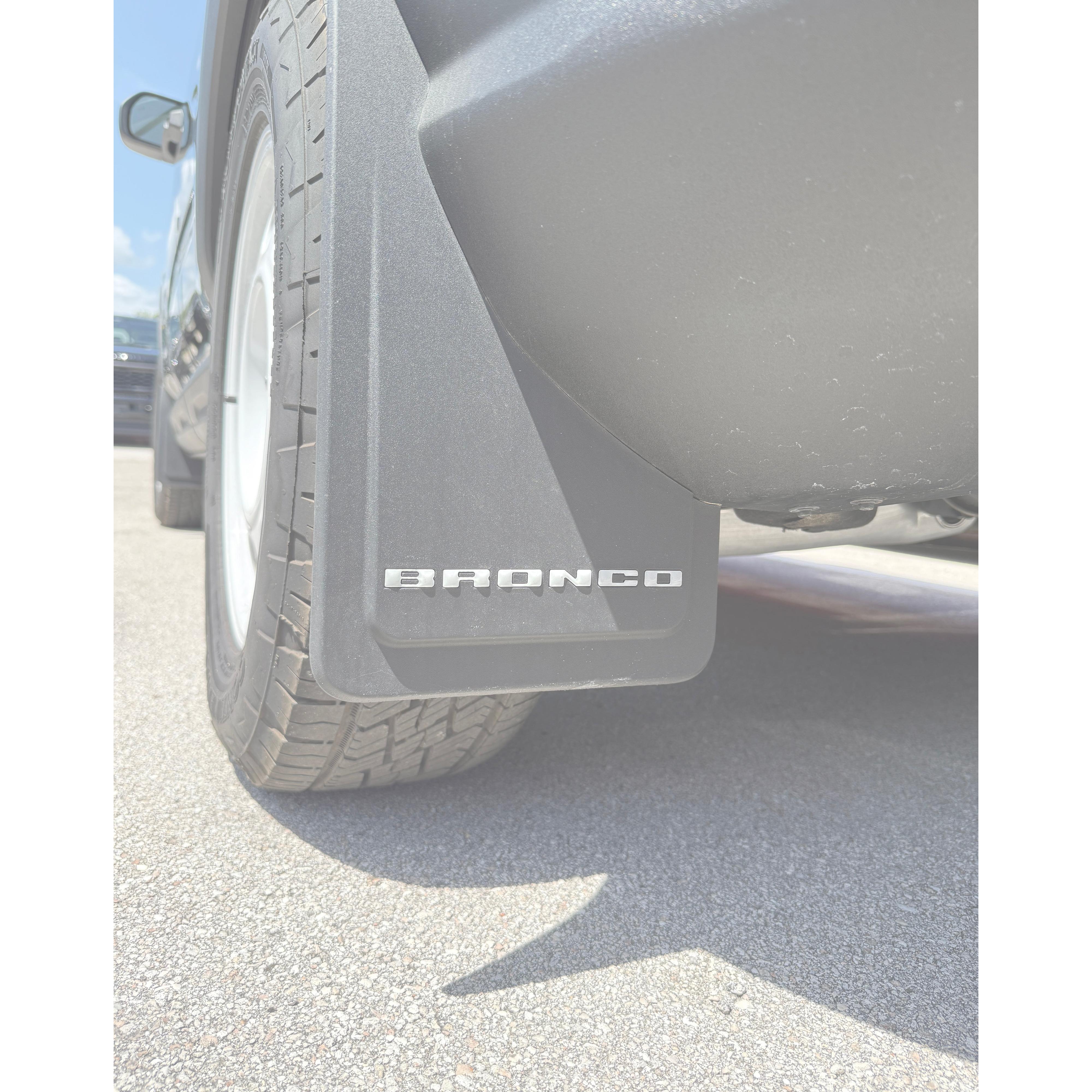 Rear Mudflap Letter Inserts Fits 2021-2026 Ford Bronco Sport