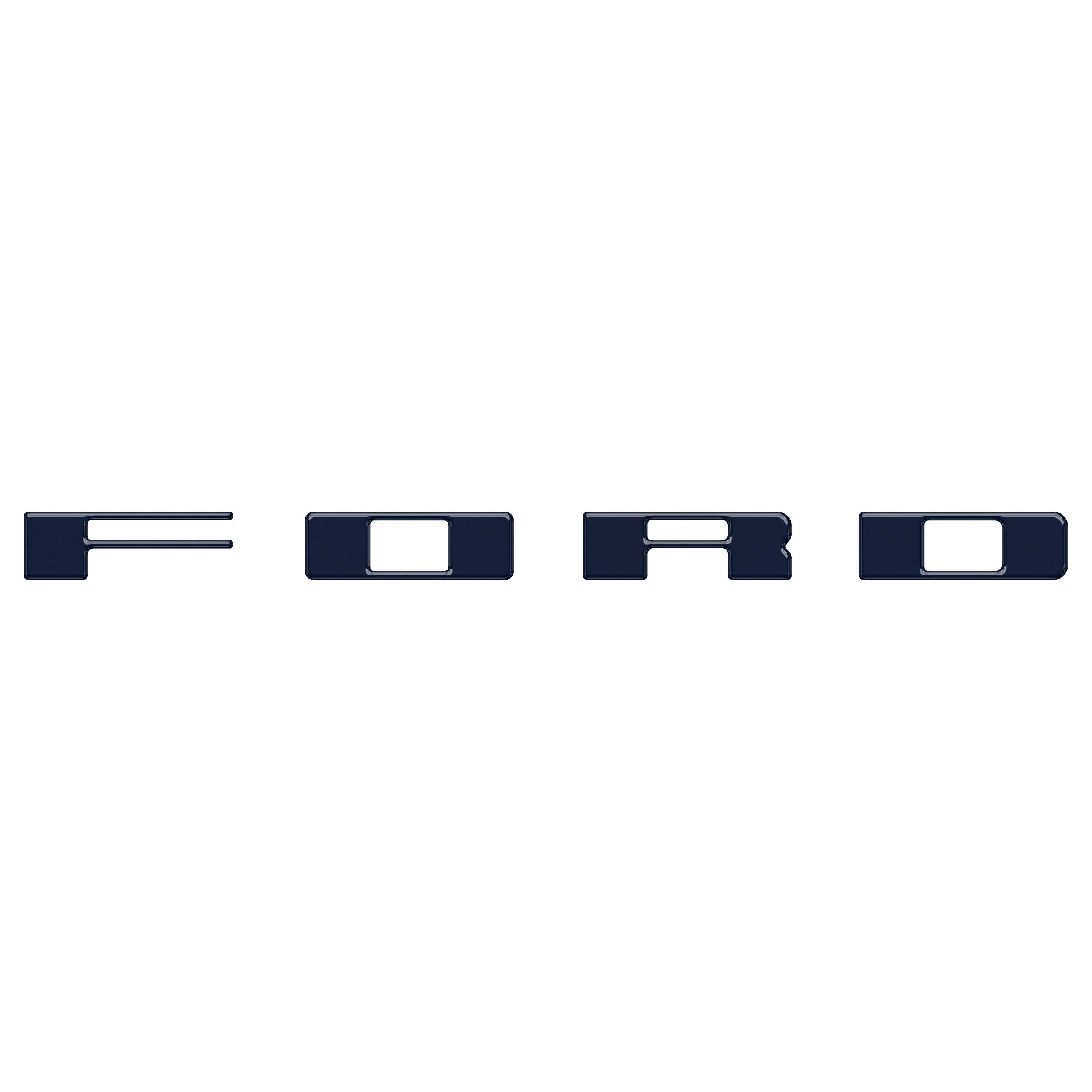 Bronco Heritage Grille Letter Overlays Fits 2023-2026 Ford Bronco