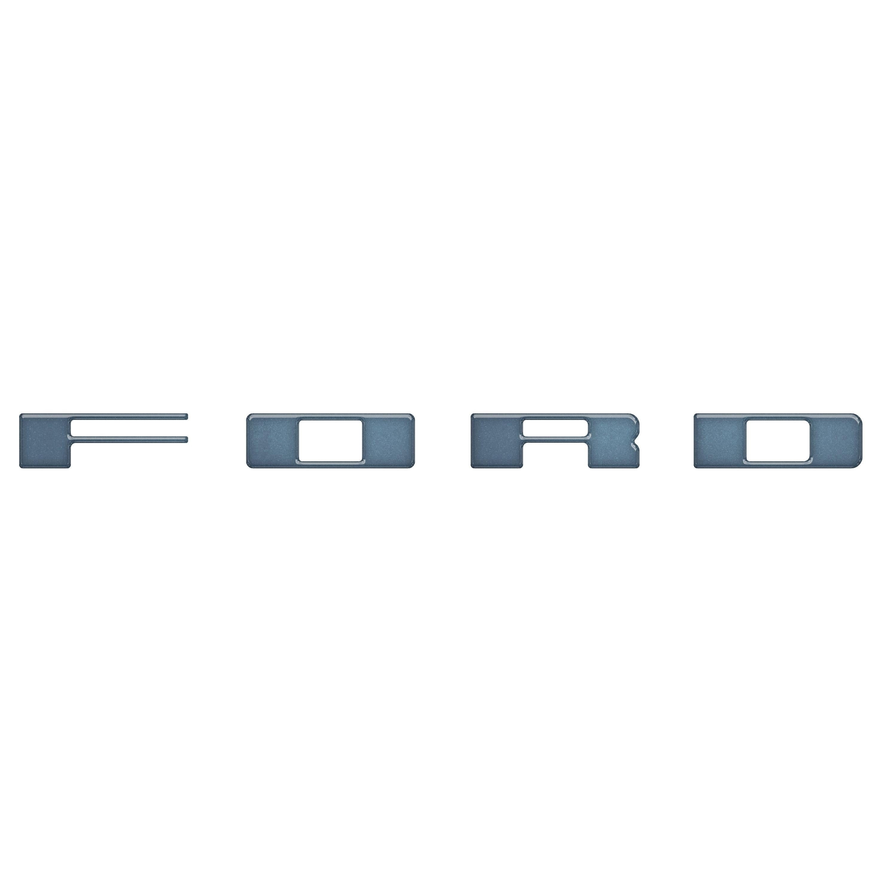 Bronco Heritage Grille Letter Overlays Fits 2023-2026 Ford Bronco