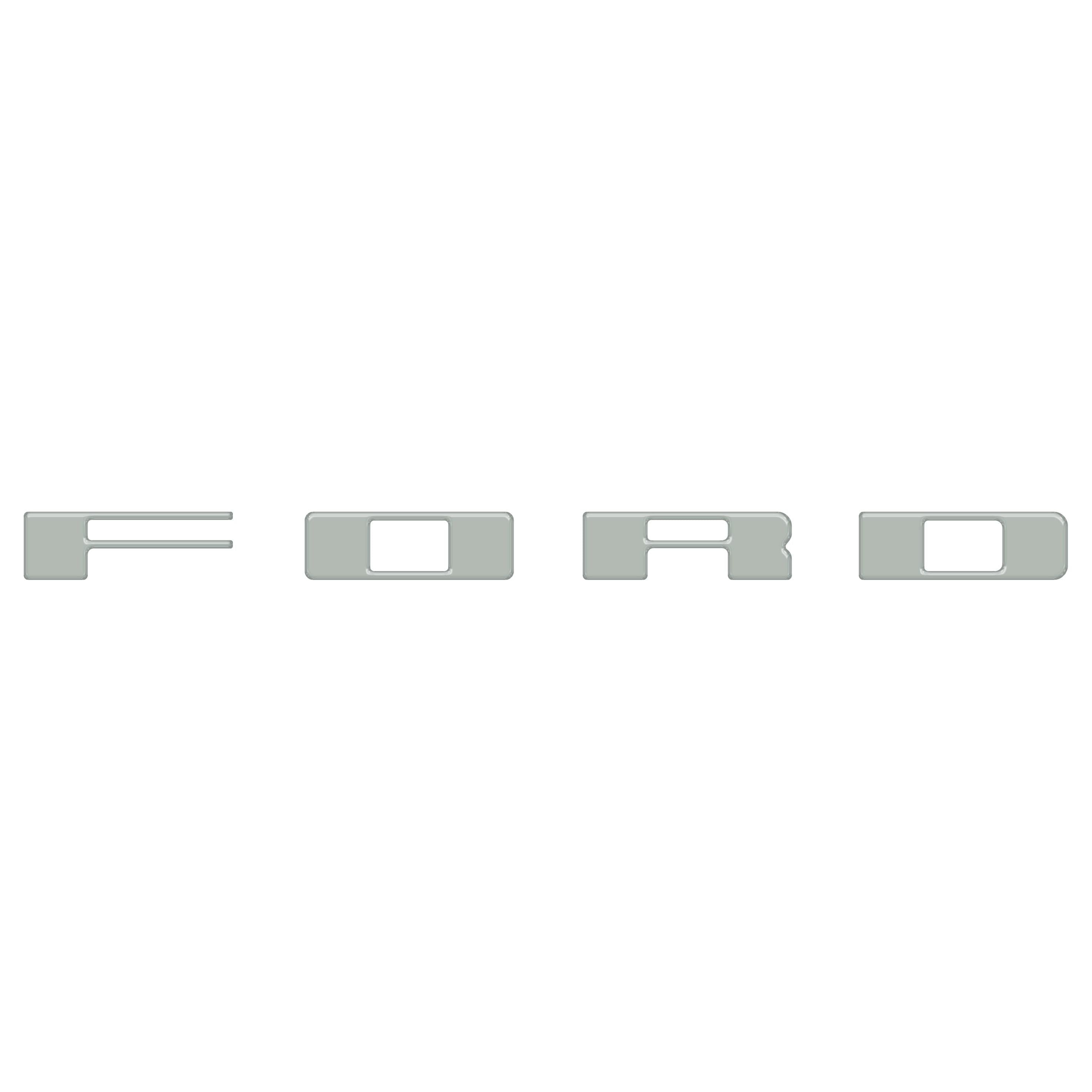 Bronco Heritage Grille Letter Overlays Fits 2023-2026 Ford Bronco