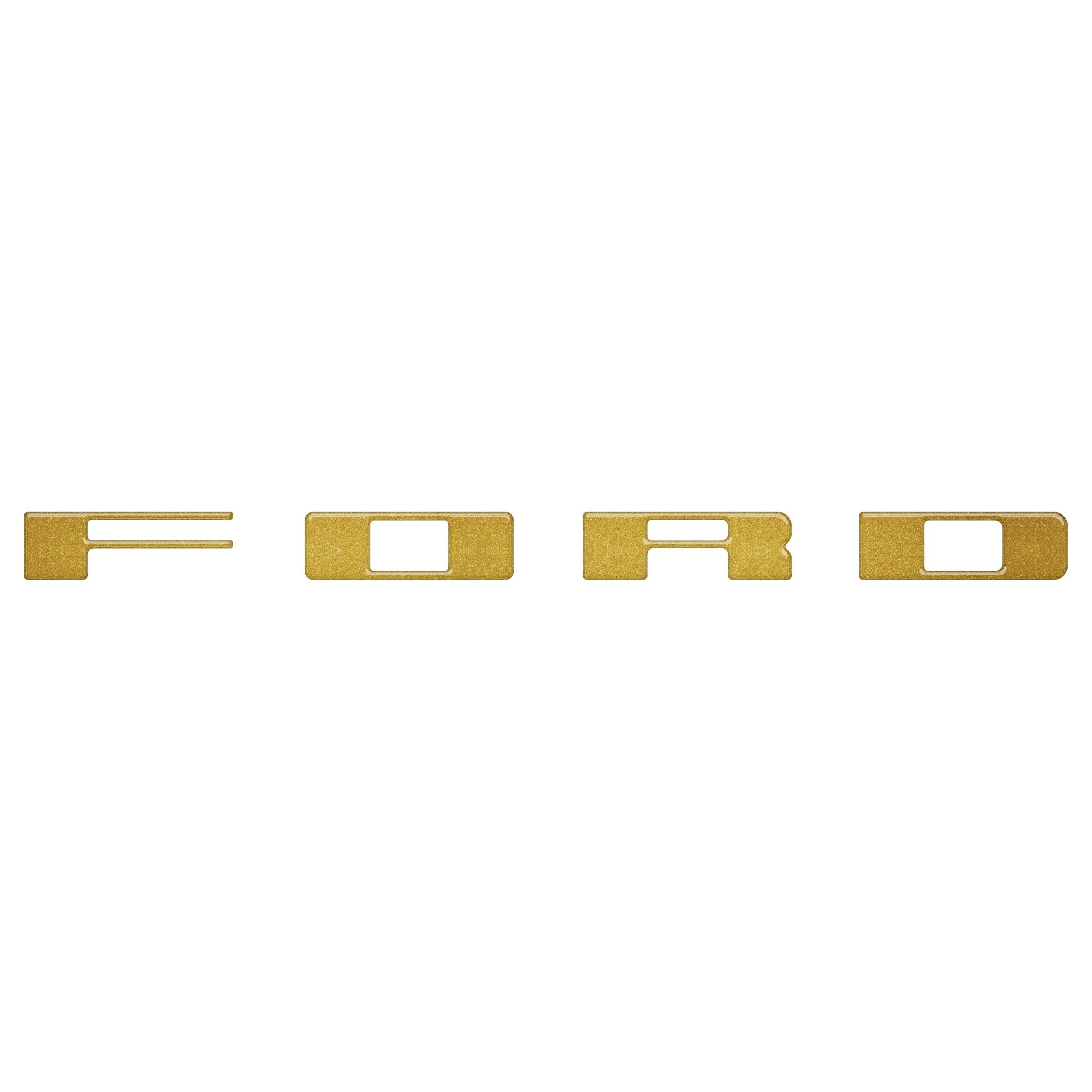 Bronco Heritage Grille Letter Overlays Fits 2023-2026 Ford Bronco