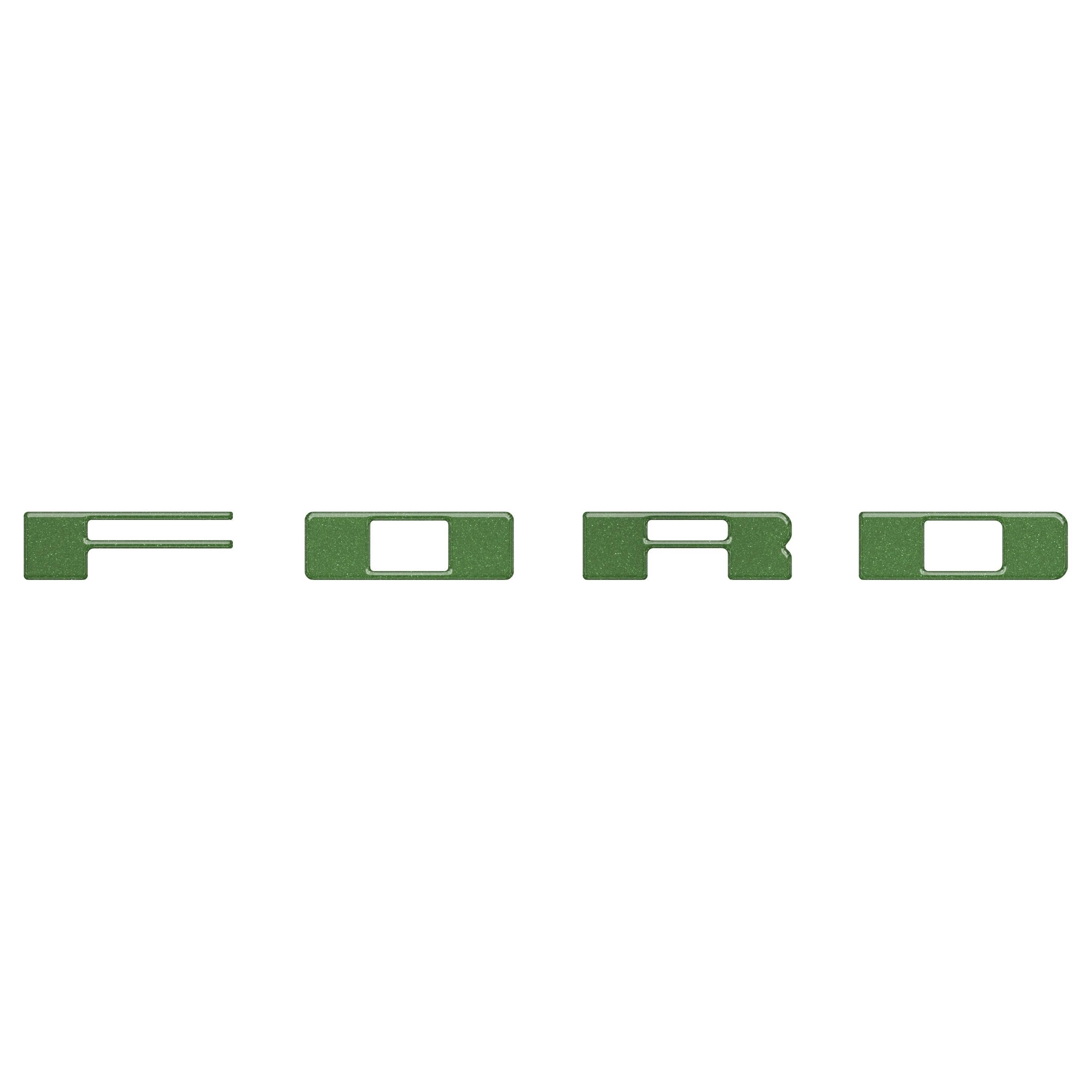 Bronco Heritage Grille Letter Overlays Fits 2023-2026 Ford Bronco