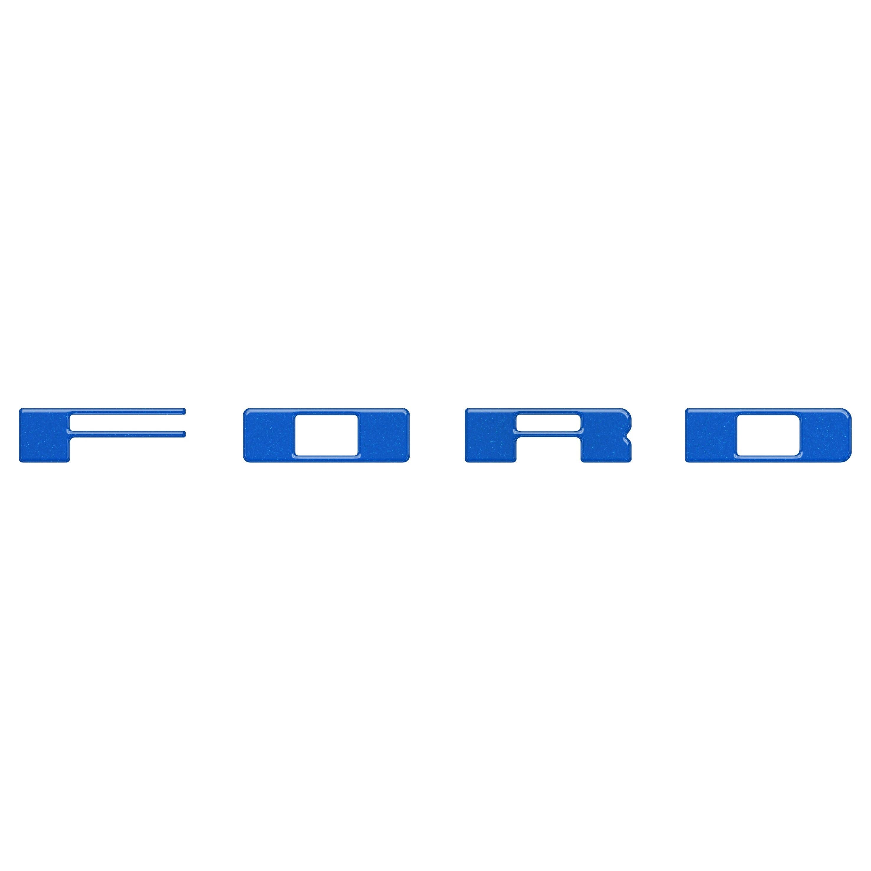 Bronco Heritage Grille Letter Overlays Fits 2023-2026 Ford Bronco