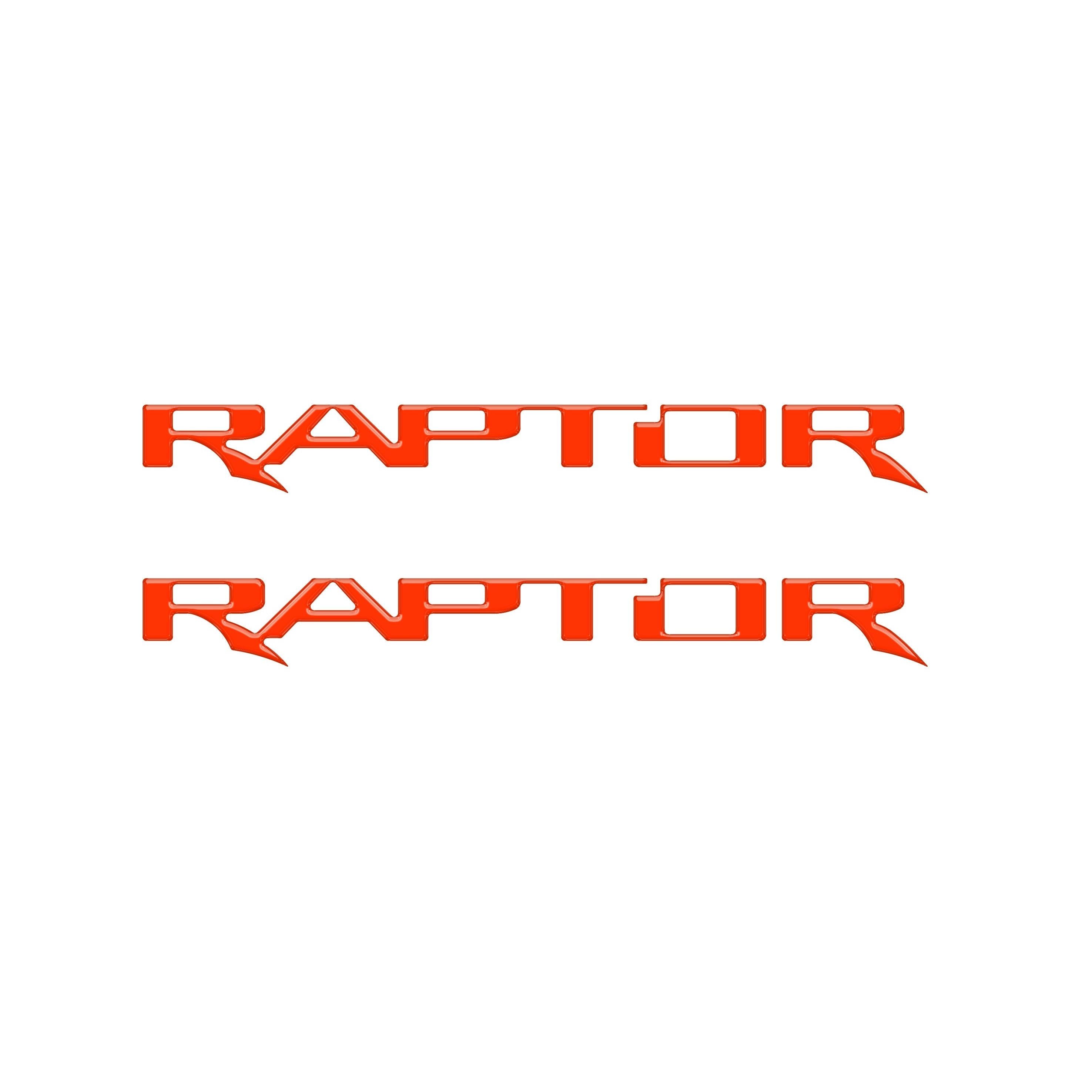 Raptor Floor Mat Emblem Inserts Fits 2022-2026 Ford Bronco Raptor