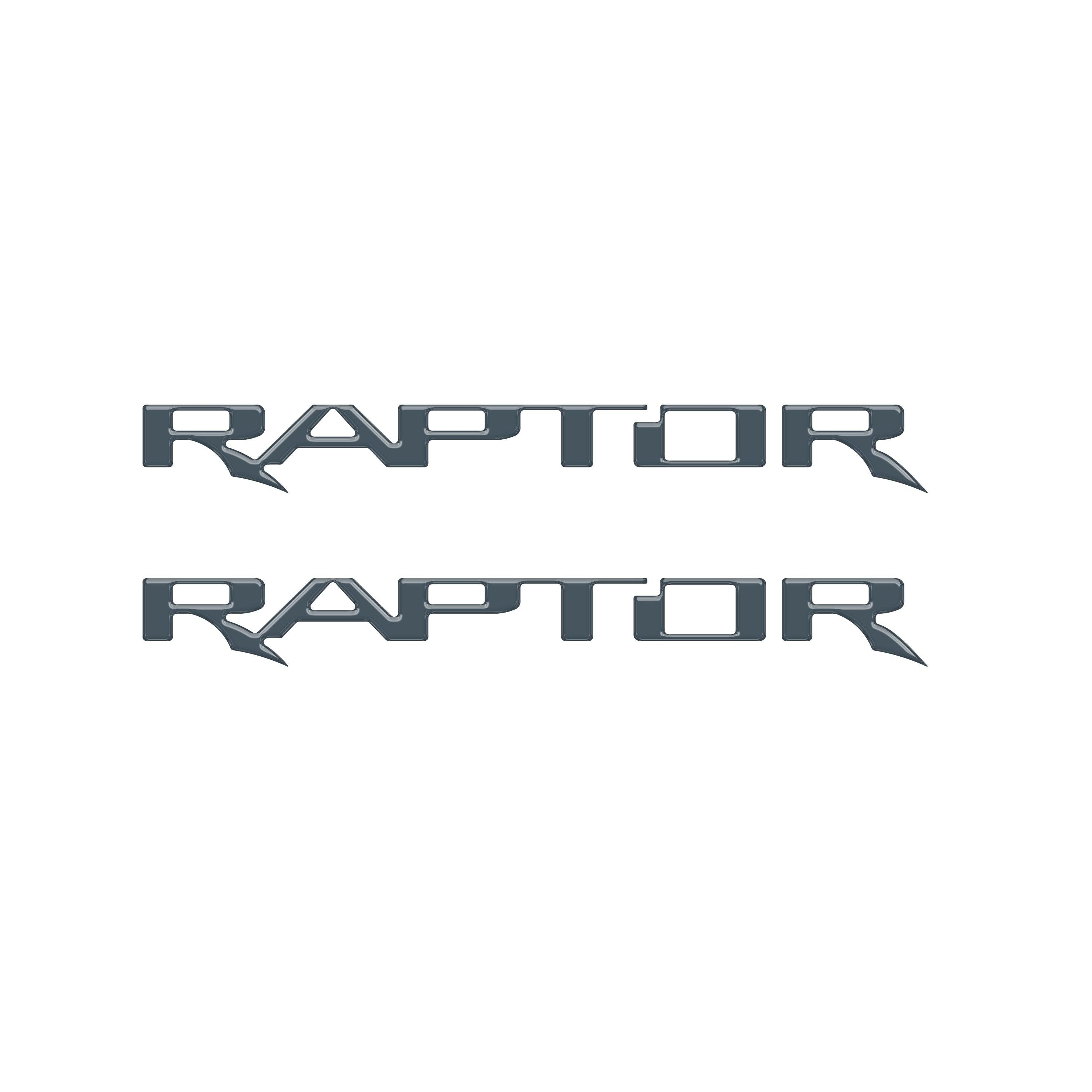 Raptor Floor Mat Emblem Inserts Fits 2022-2026 Ford Bronco Raptor