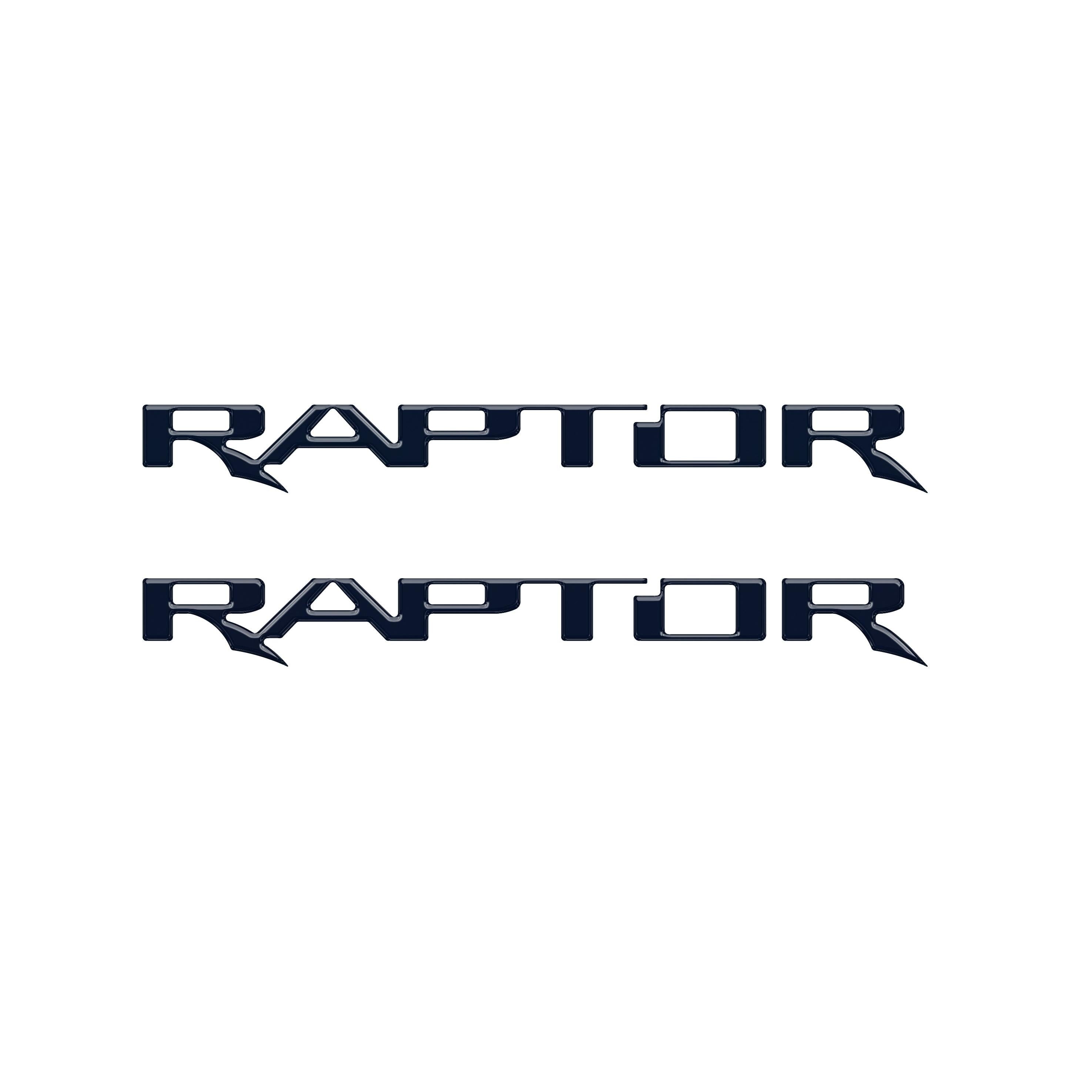 Raptor Floor Mat Emblem Inserts Fits 2022-2026 Ford Bronco Raptor