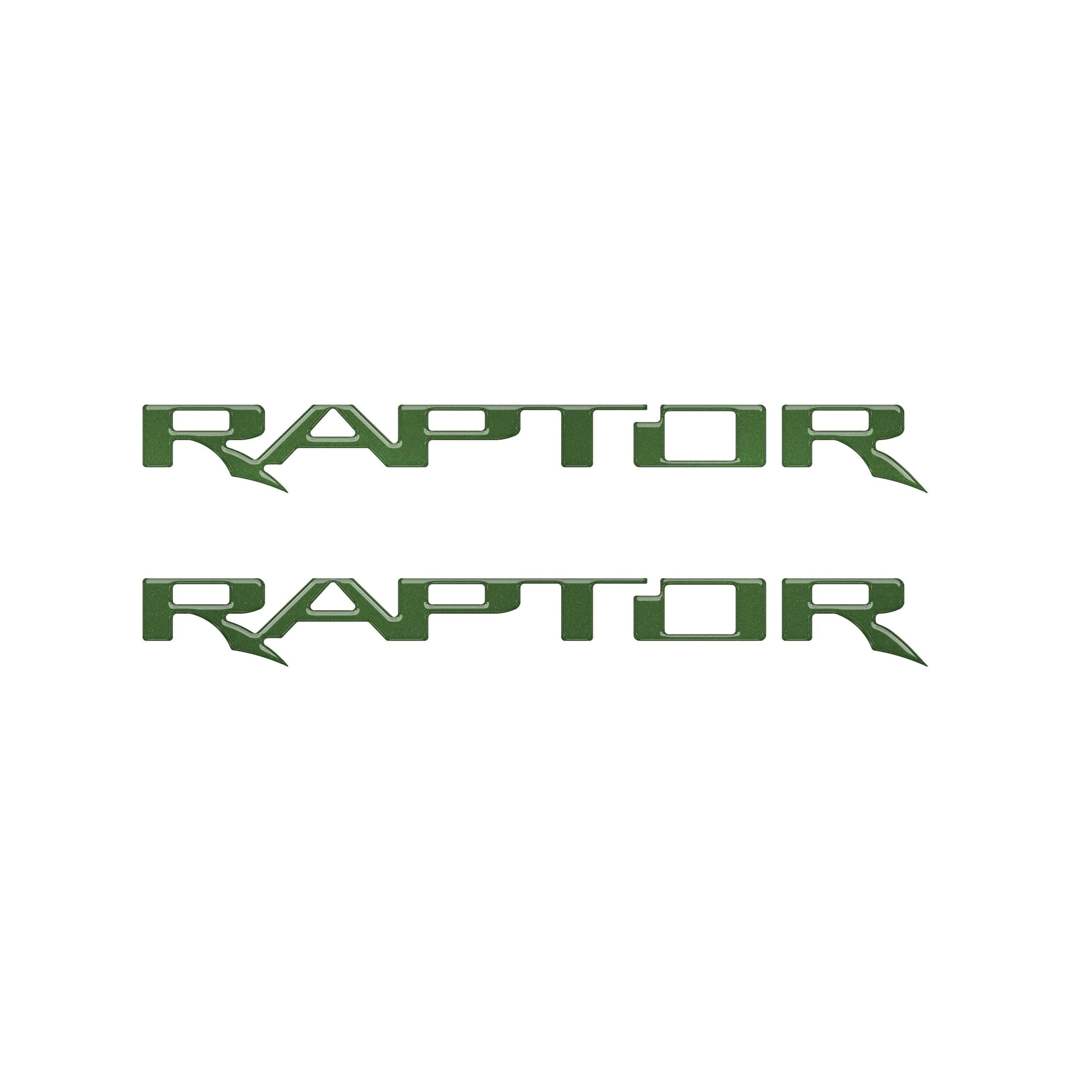 Raptor Floor Mat Emblem Inserts Fits 2022-2026 Ford Bronco Raptor