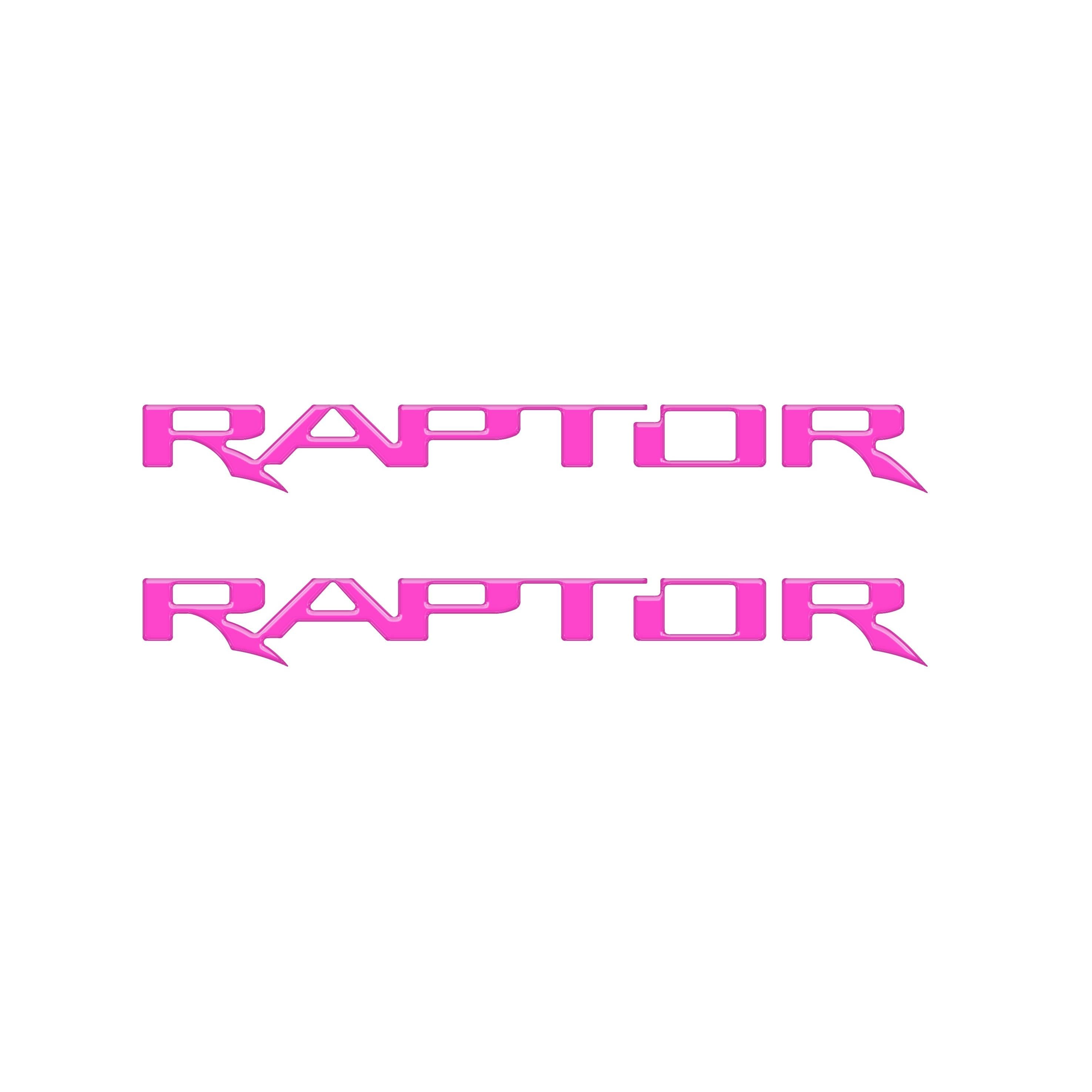 Raptor Floor Mat Emblem Inserts Fits 2022-2026 Ford Bronco Raptor