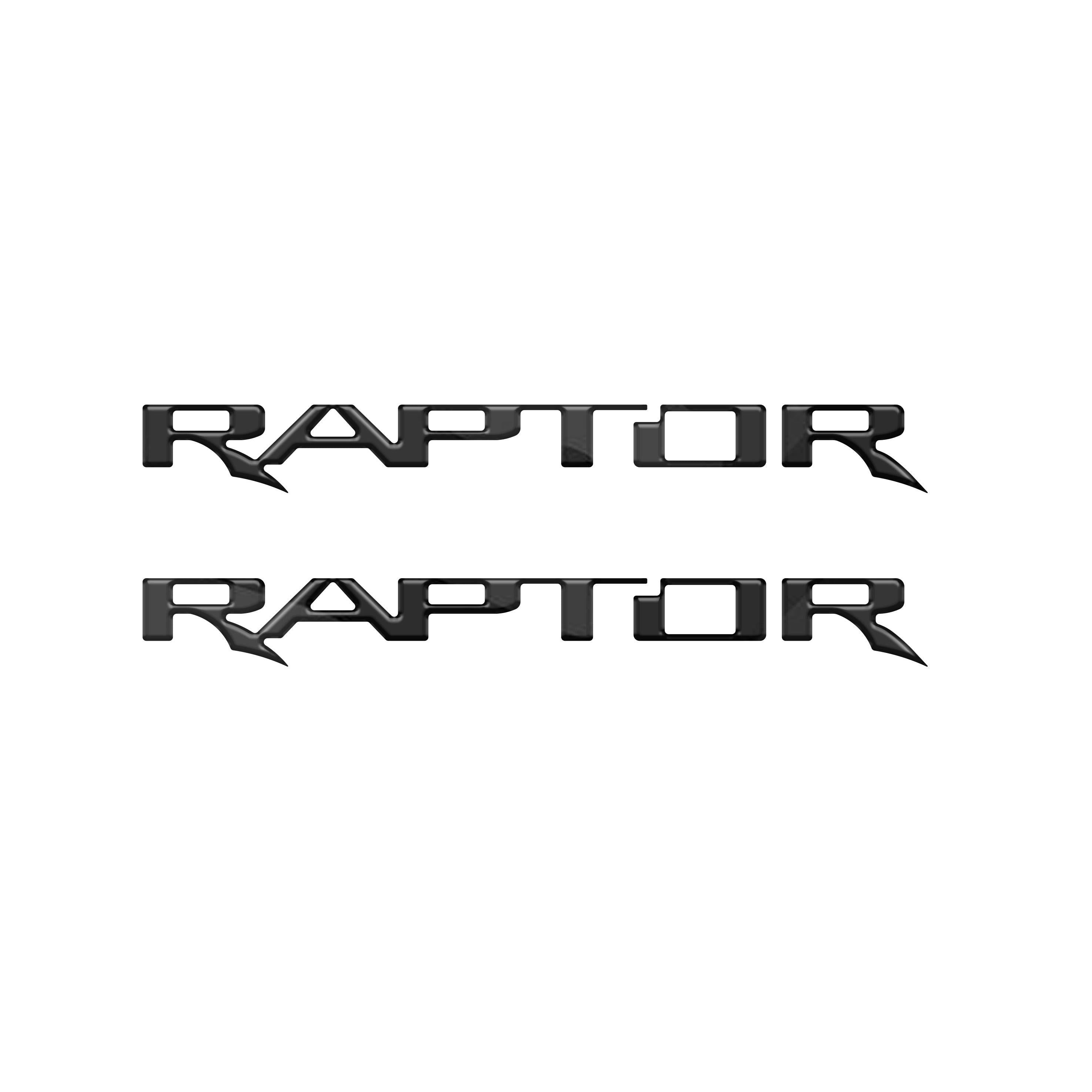 Raptor Floor Mat Emblem Inserts Fits 2022-2026 Ford Bronco Raptor