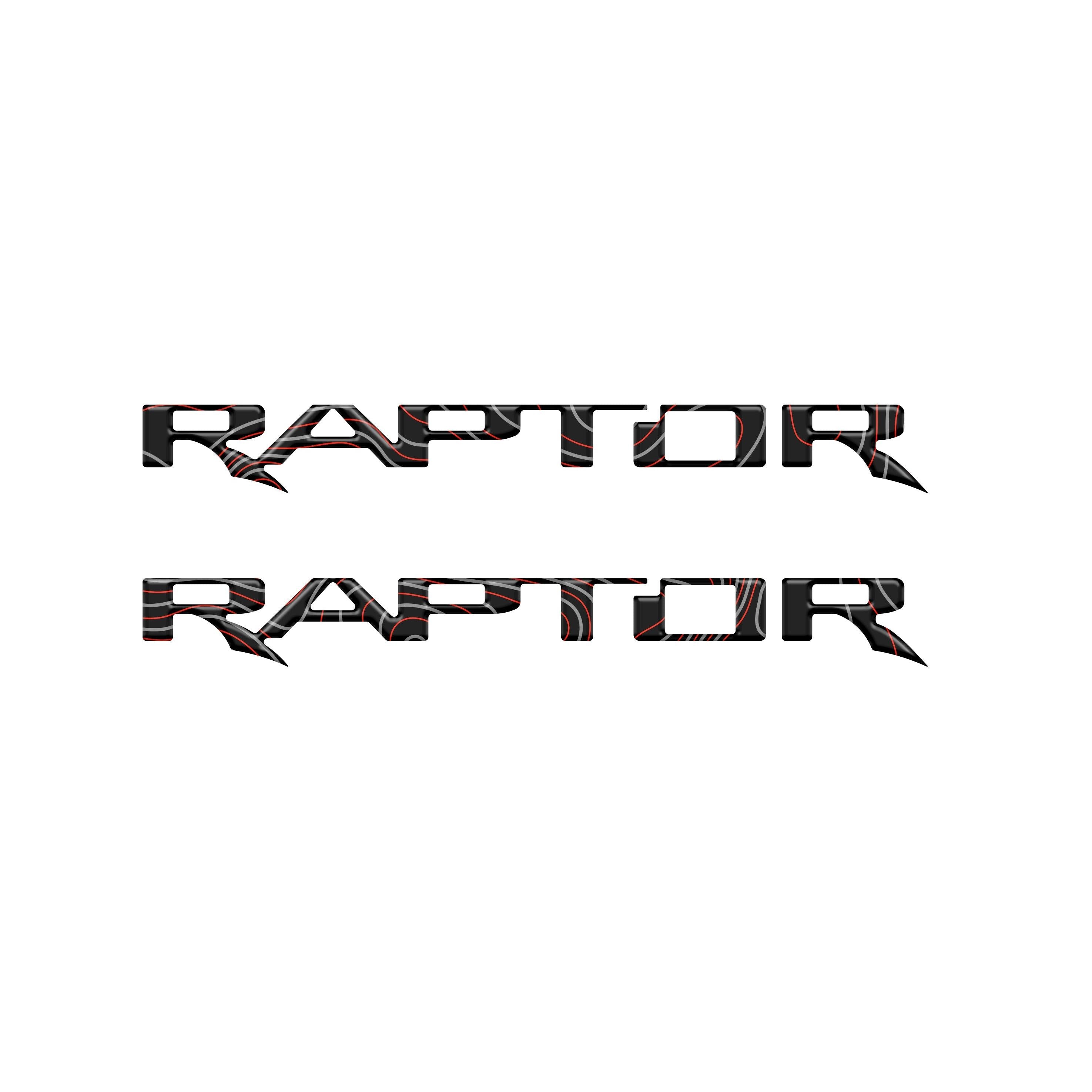 Raptor Floor Mat Emblem Inserts Fits 2022-2026 Ford Bronco Raptor