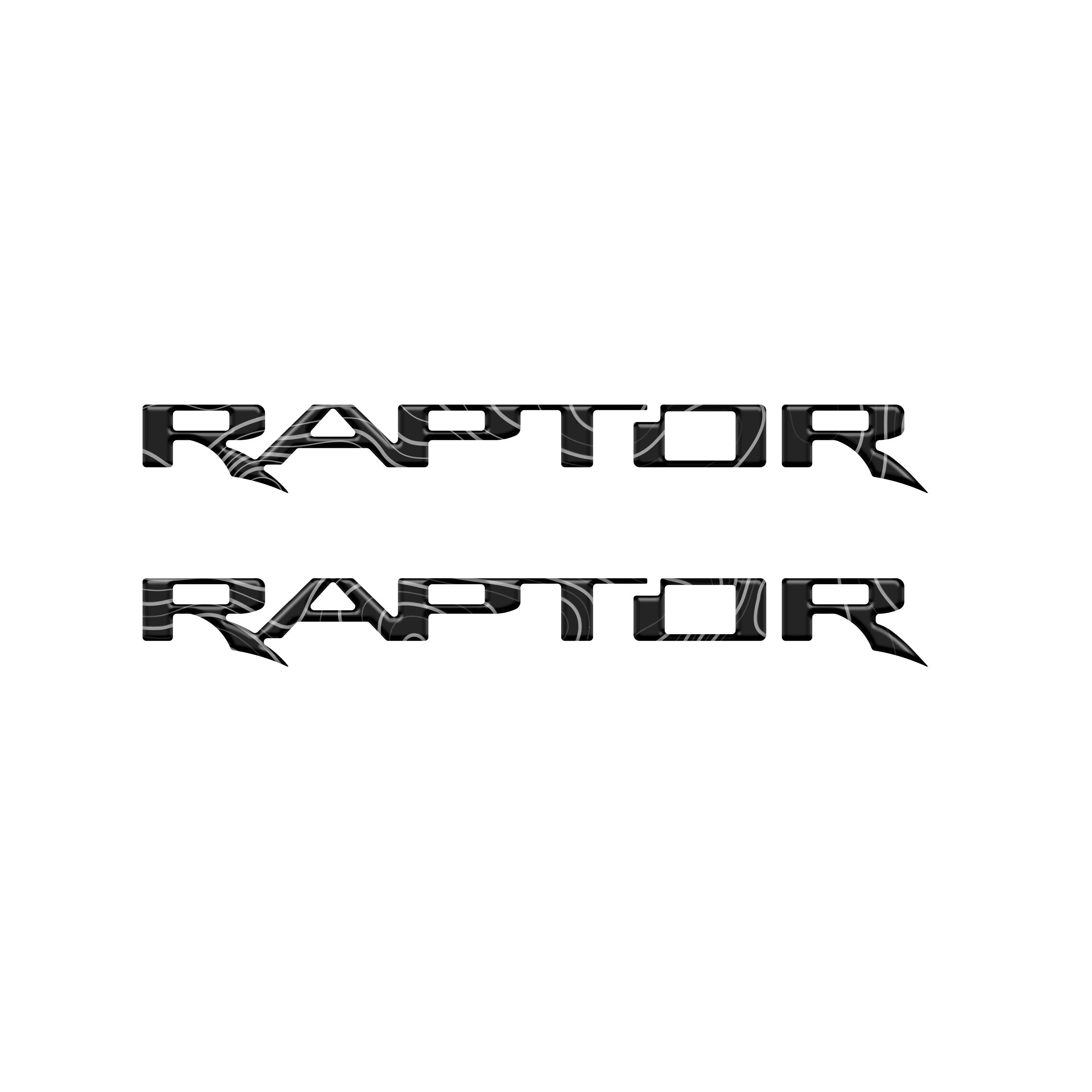 Raptor Floor Mat Emblem Inserts Fits 2022-2026 Ford Bronco Raptor