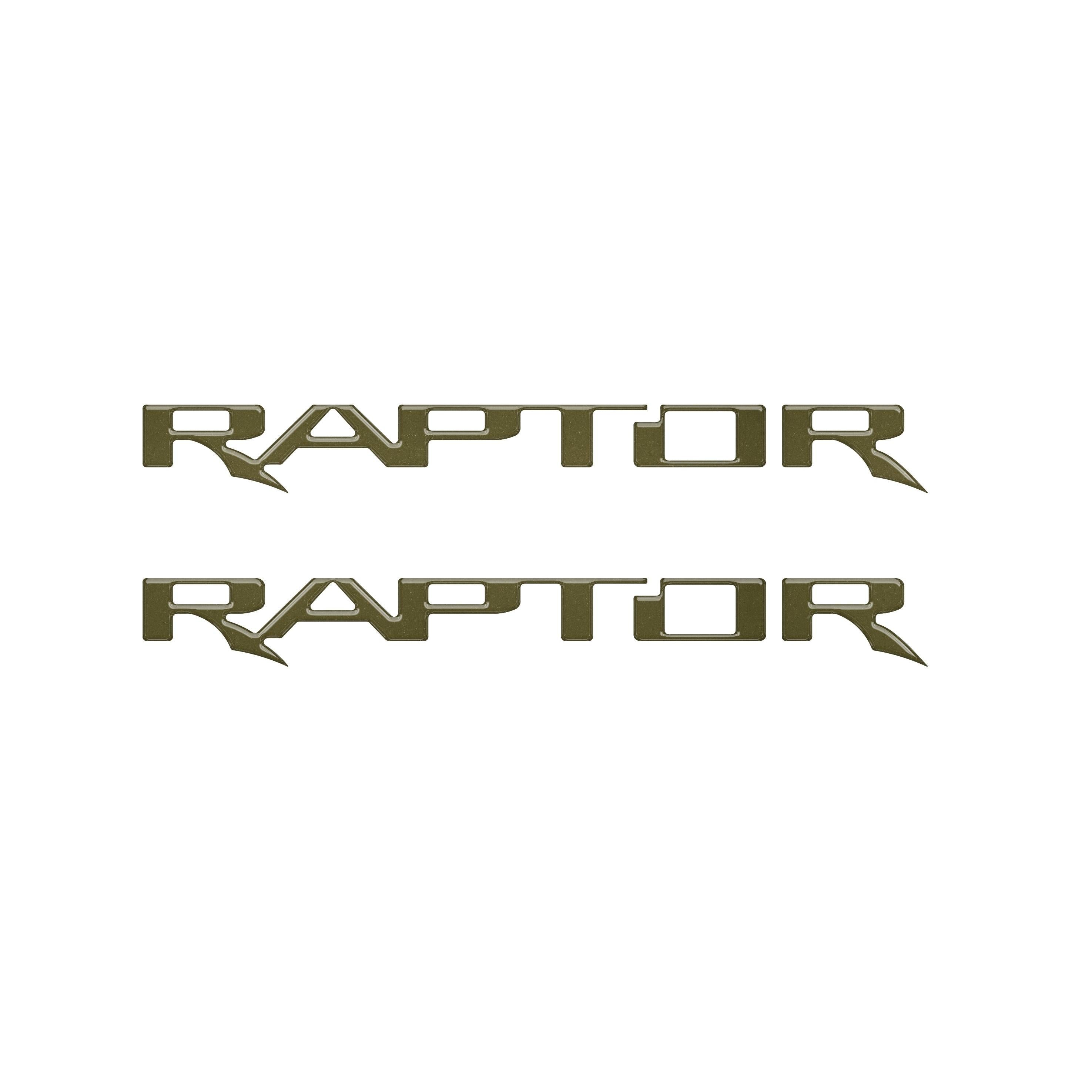 Raptor Floor Mat Emblem Inserts Fits 2022-2026 Ford Bronco Raptor