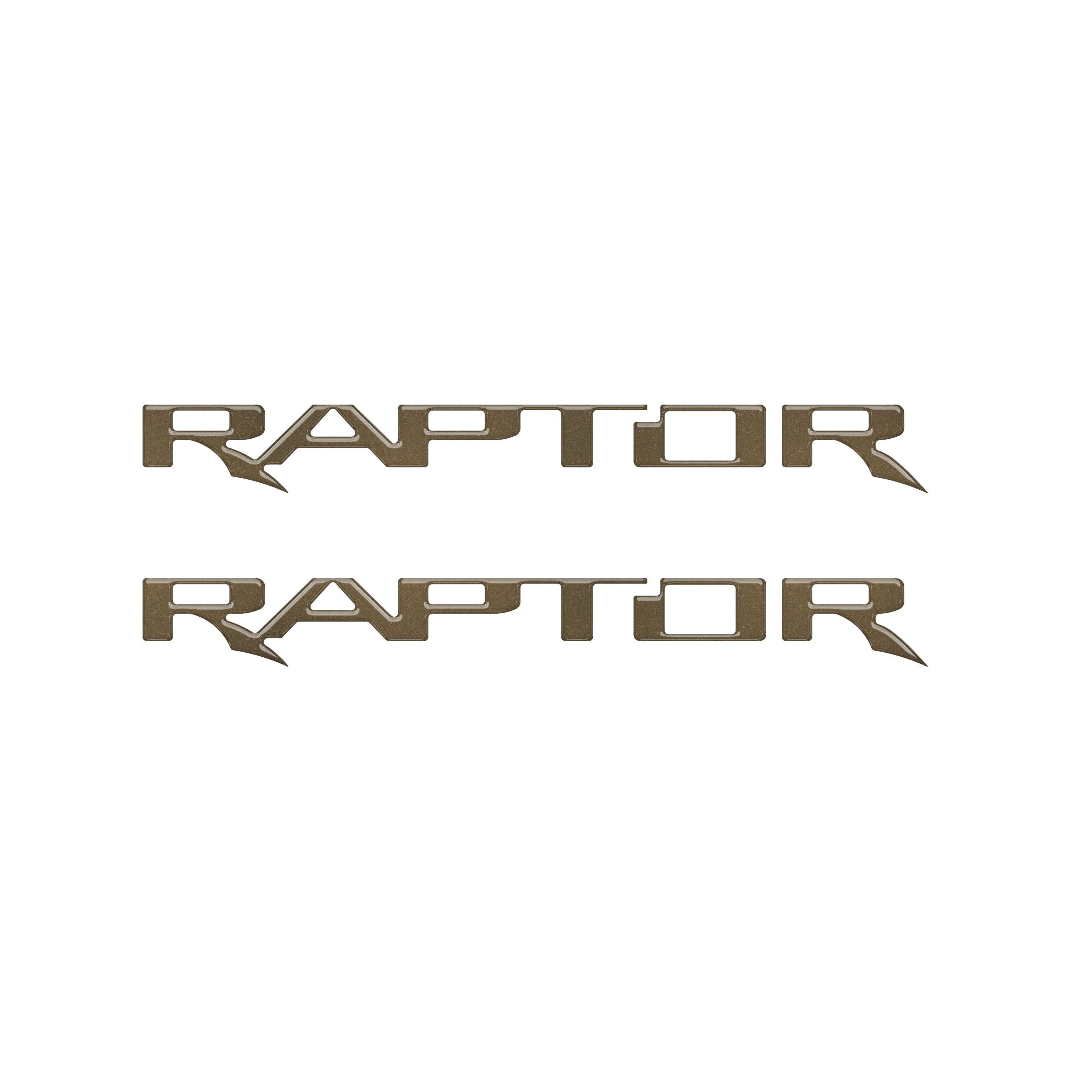 Raptor Floor Mat Emblem Inserts Fits 2022-2026 Ford Bronco Raptor