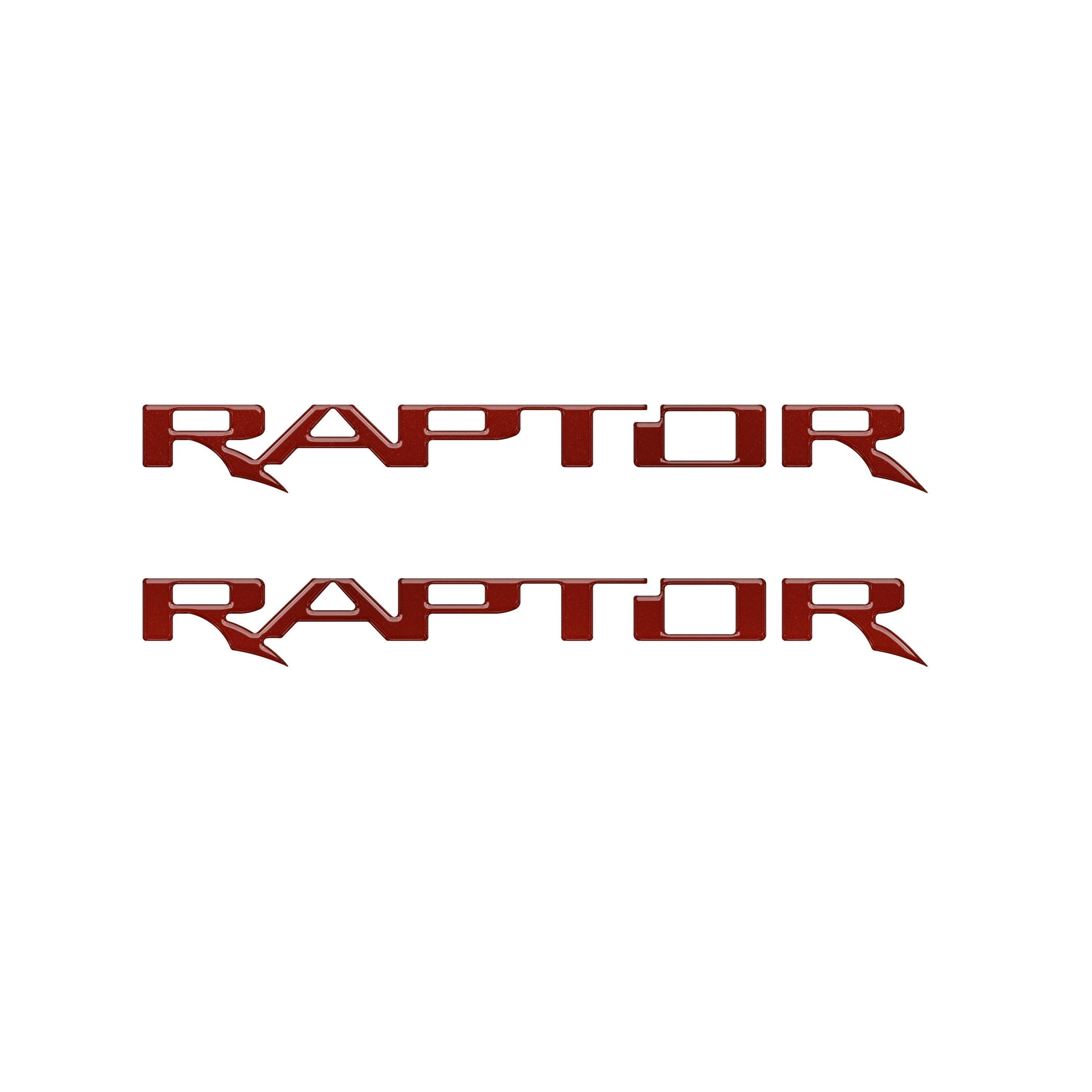 Raptor Floor Mat Emblem Inserts Fits 2022-2026 Ford Bronco Raptor