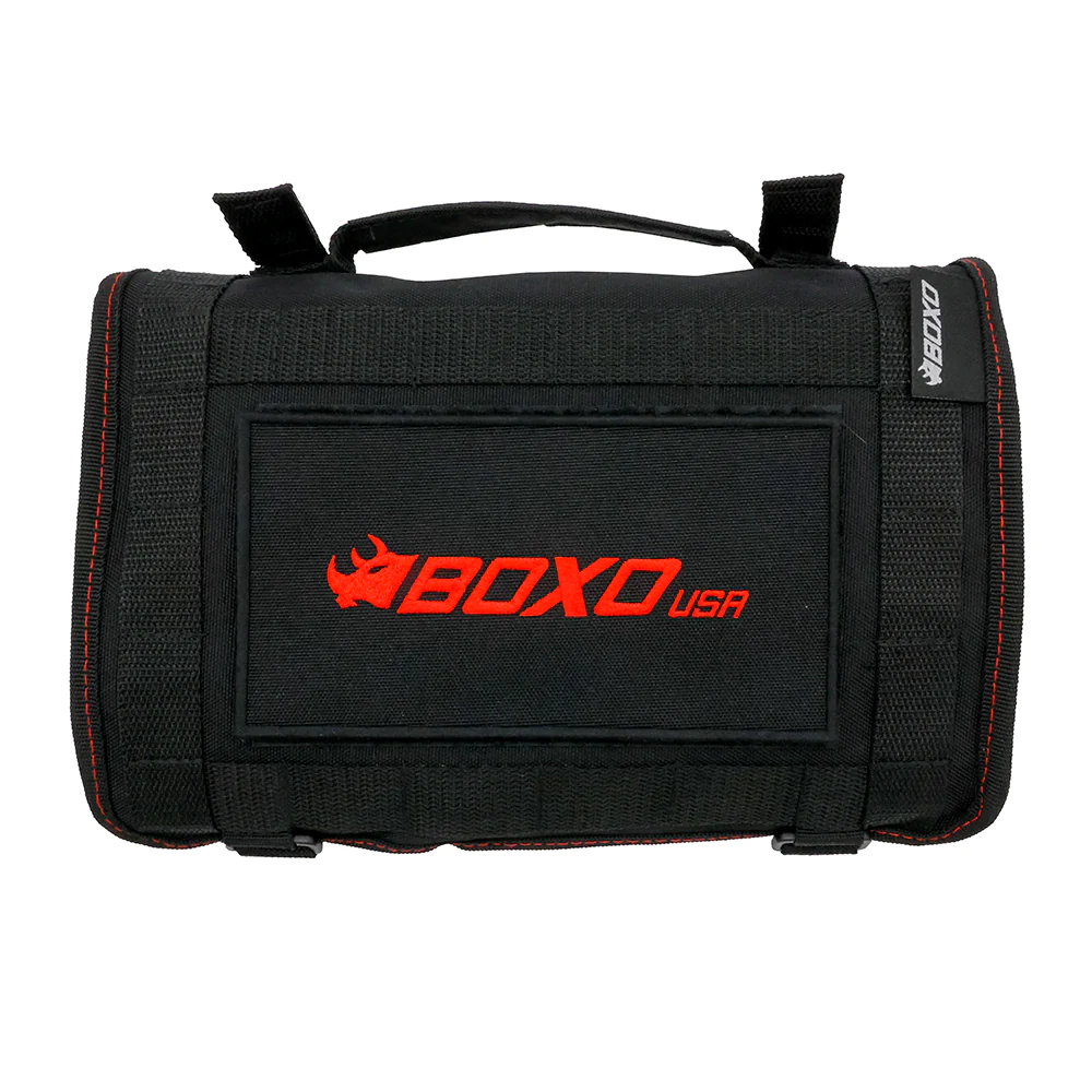 Boxo USA Adventure Motorcycle Tool Kit - 40-Piece Compact Tool Roll
