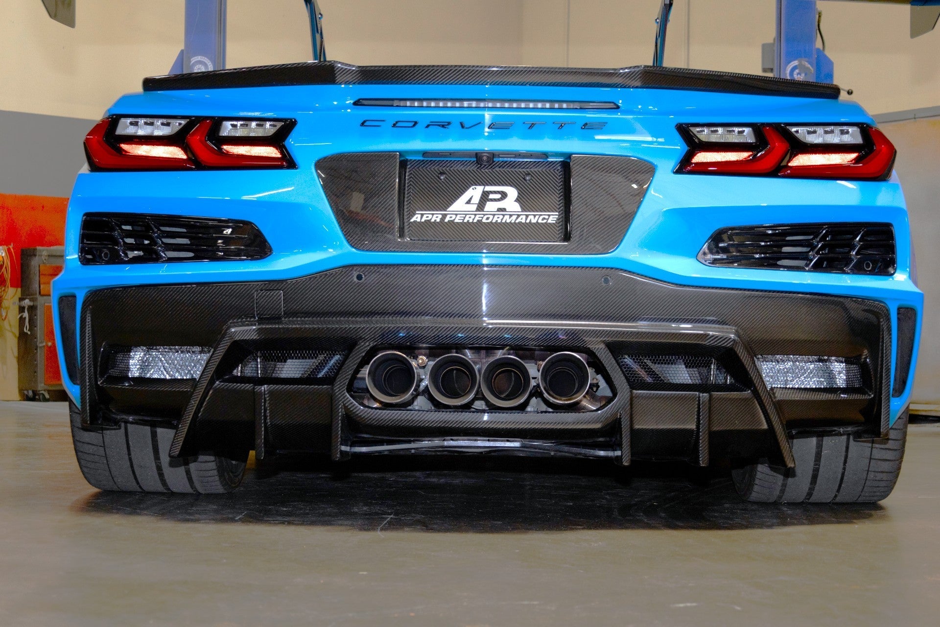 Chevrolet Corvette C8 Z06, ERAY, ZR1 Carbon Fiber Rear Diffuser