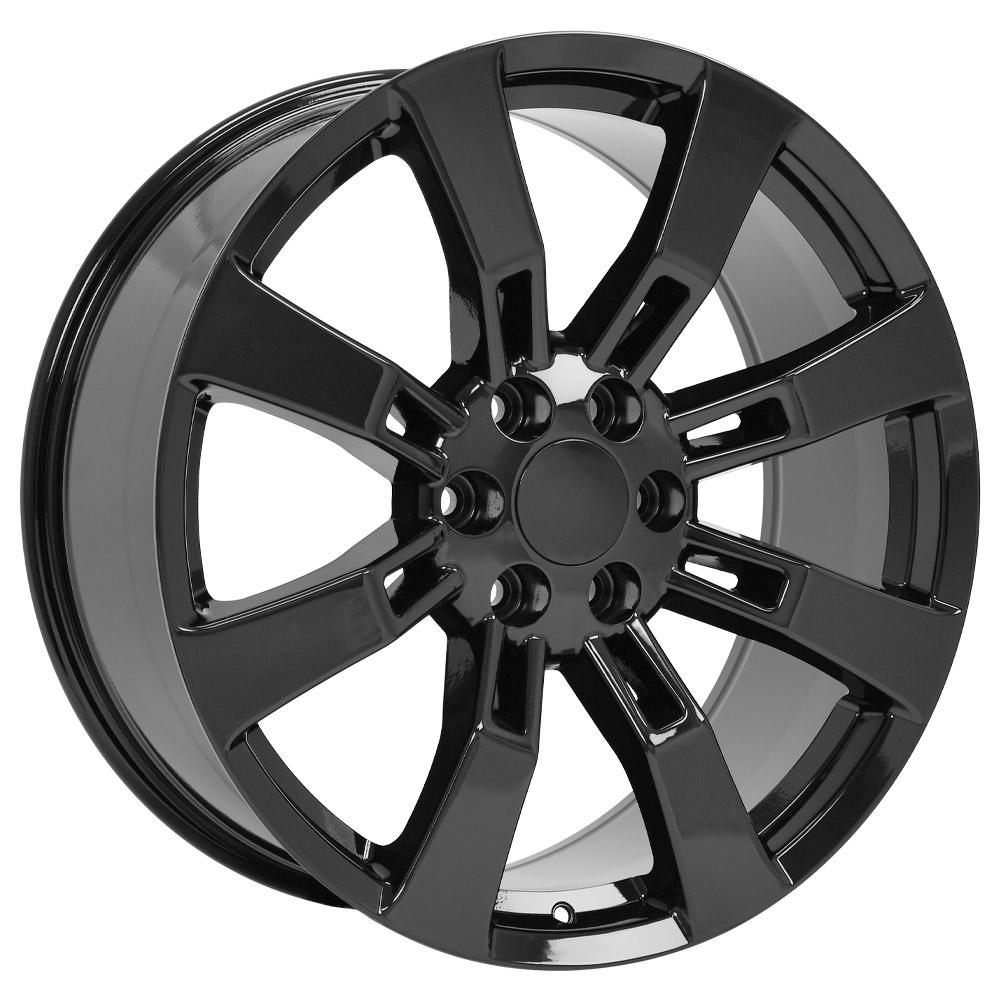 22" Replica CA82 fits Cadillac Escalade 22x9 Black-SR1 Performance