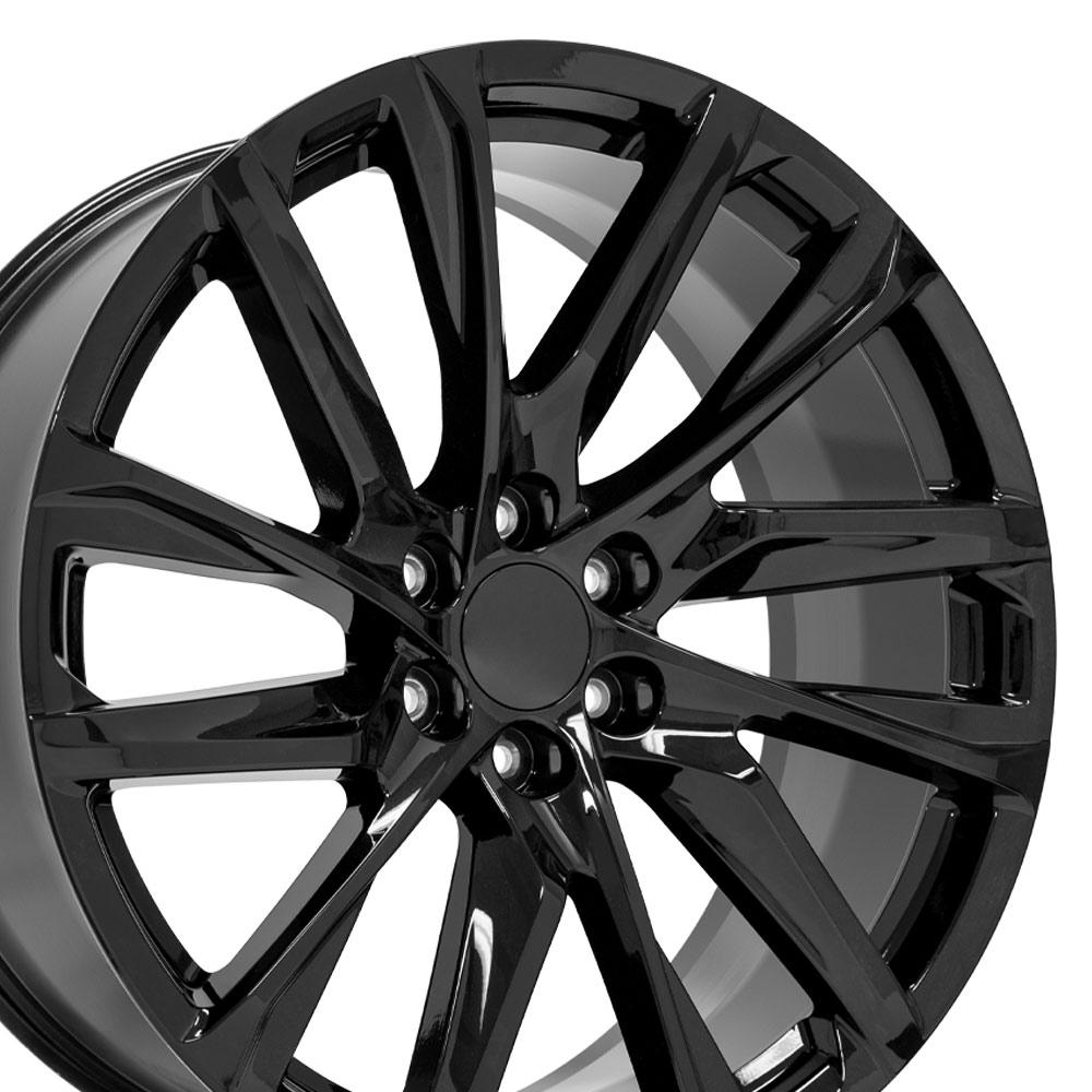 24" Replica CA90 fits Cadillac Escalade 24x10 Gloss Black-SR1 Performance