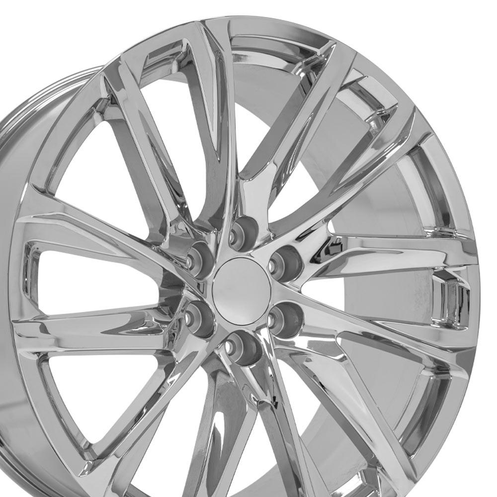 24" Replica CA90 fits Cadillac Escalade 24x10 Chrome-SR1 Performance