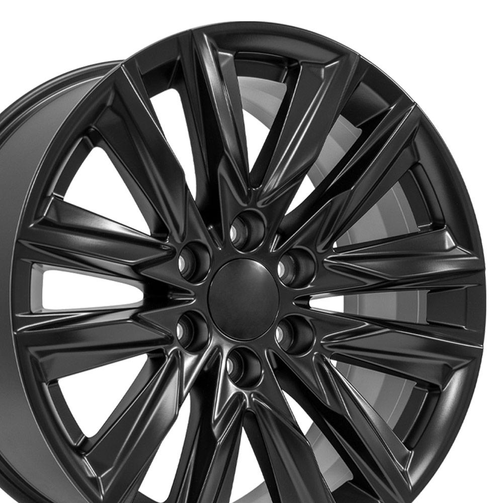 20" Replica CA91 fits Cadillac Escalade 20x9 Satin Black-SR1 Performance