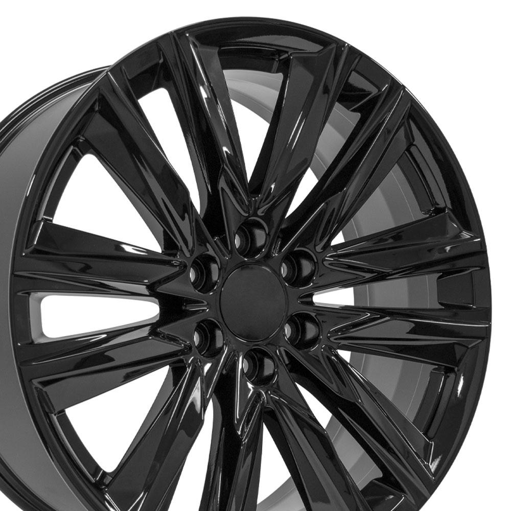 22" Replica CA91 fits Cadillac Escalade 22x9 Gloss Black-SR1 Performance