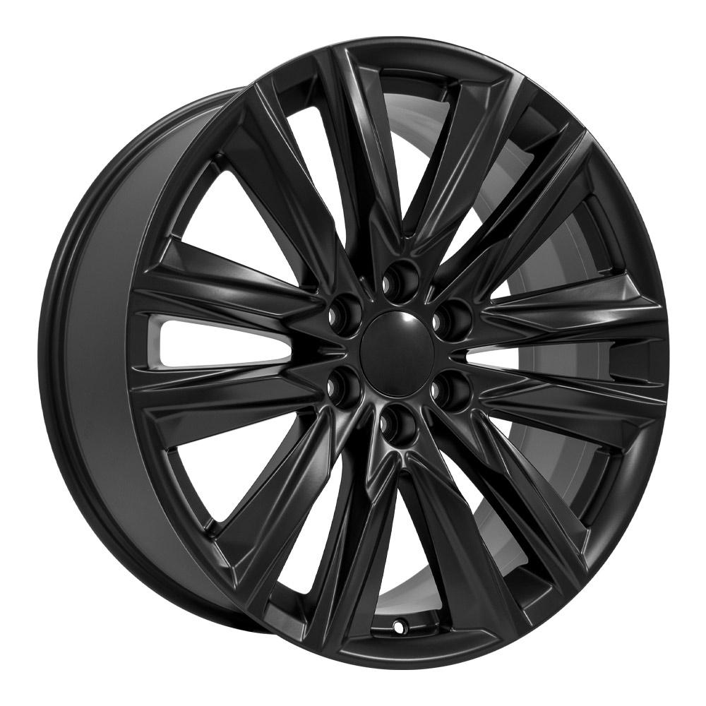 22" Replica CA91 fits Cadillac Escalade 22x9 Satin Black-SR1 Performance