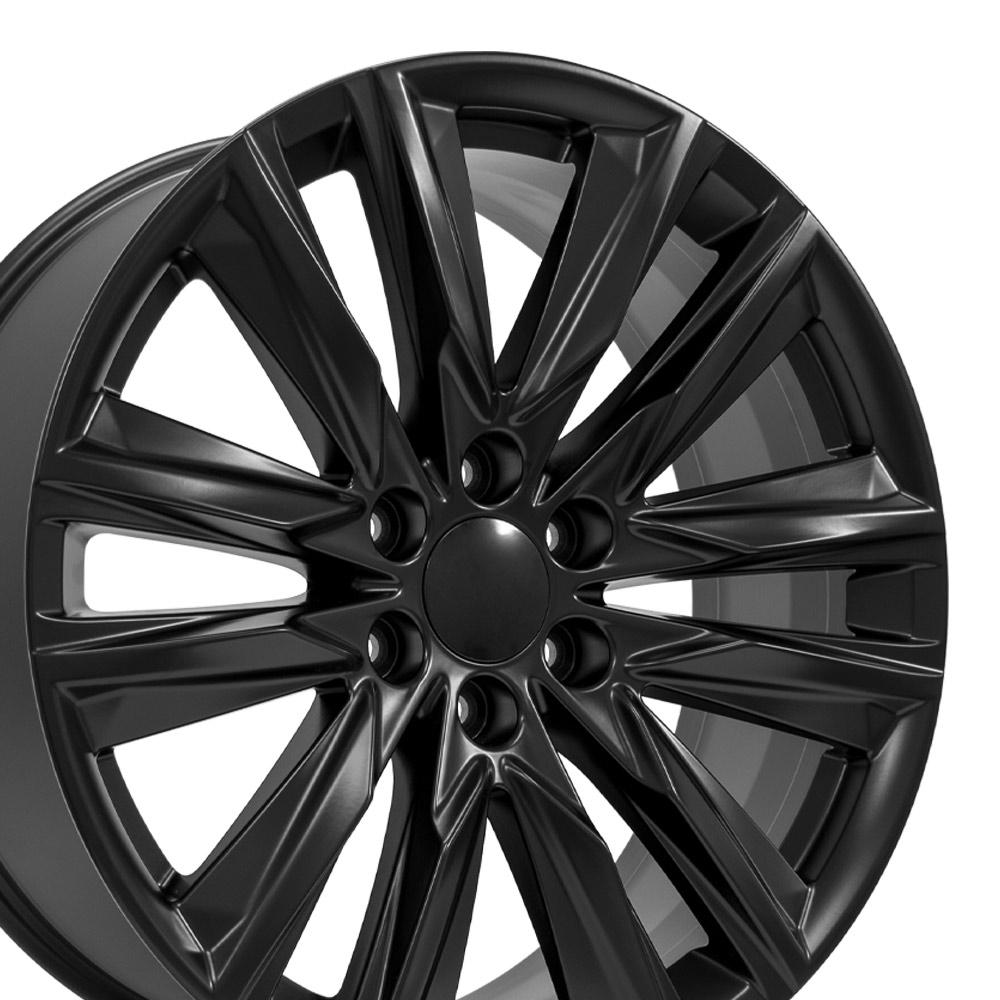 22" Replica CA91 fits Cadillac Escalade 22x9 Satin Black-SR1 Performance