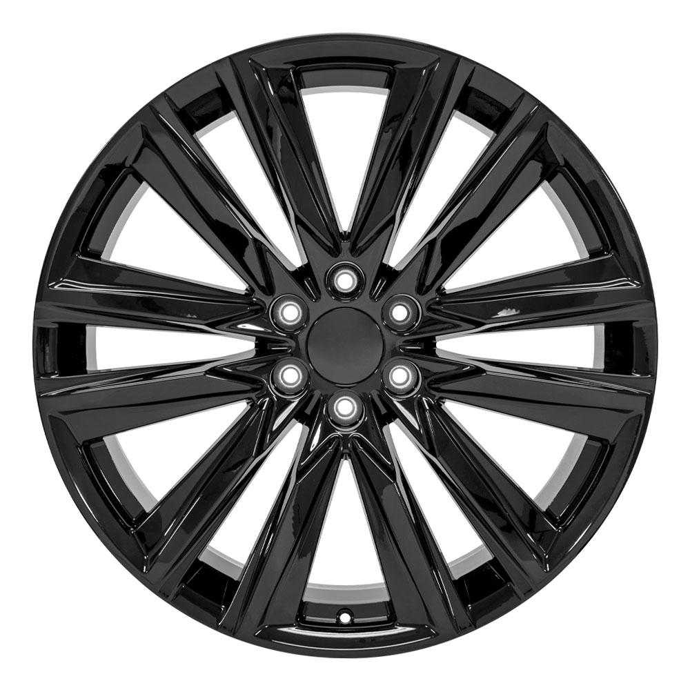 24" Replica CA91 fits Cadillac Escalade 24x10 Gloss Black-SR1 Performance
