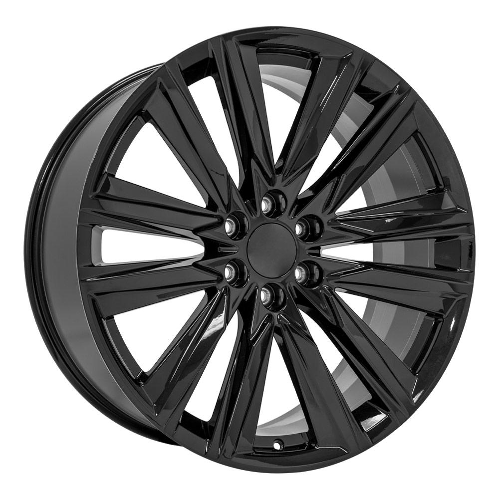 24" Replica CA91 fits Cadillac Escalade 24x10 Gloss Black-SR1 Performance