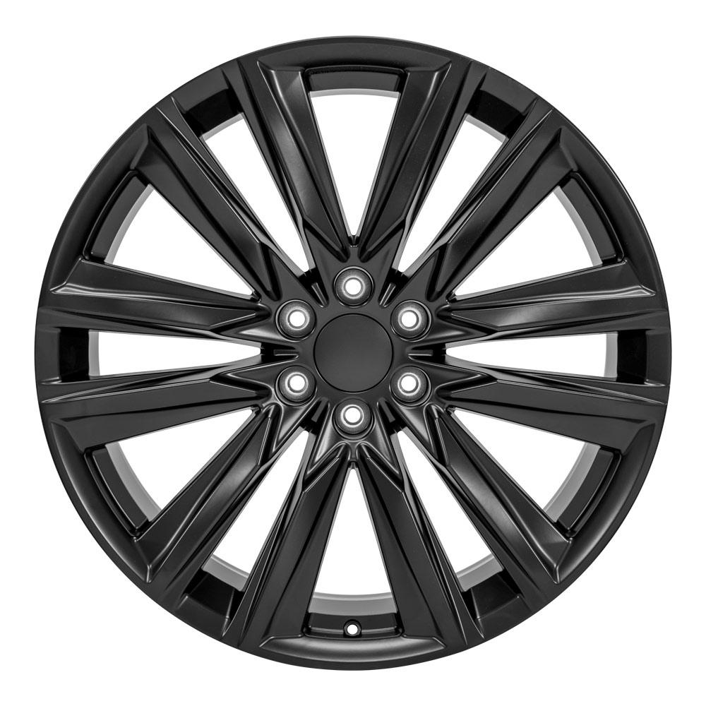 24" Replica CA91 fits Cadillac Escalade 24x10 Satin Black-SR1 Performance