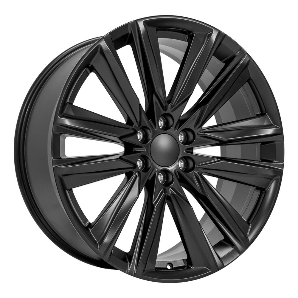 24" Replica CA91 fits Cadillac Escalade 24x10 Satin Black-SR1 Performance