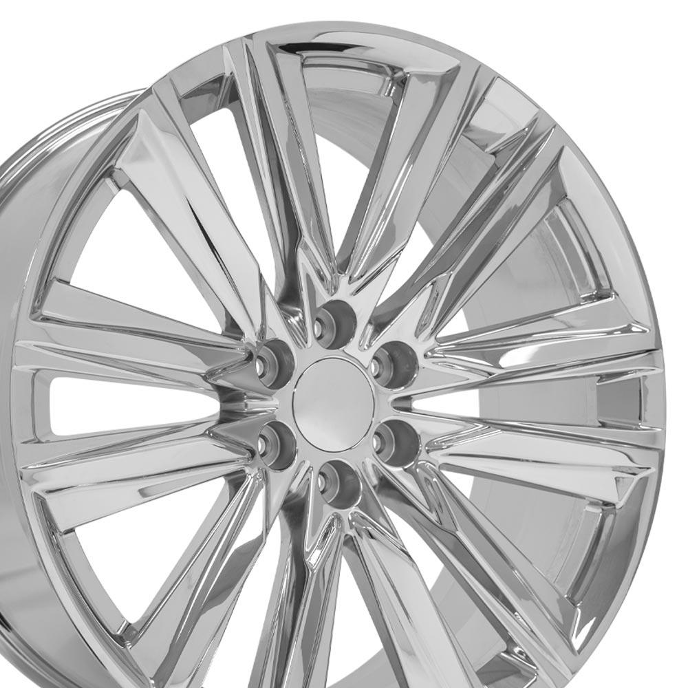 24" Replica CA91 fits Cadillac Escalade 24x10 Chrome-SR1 Performance
