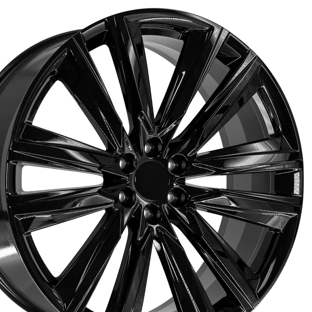 26" Replica CA91 fits Cadillac Escalade 26x10 Black-SR1 Performance