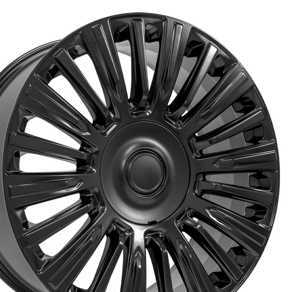 22" Replica CA92 fits Cadillac Escalade 22x9 Satin Black-SR1 Performance