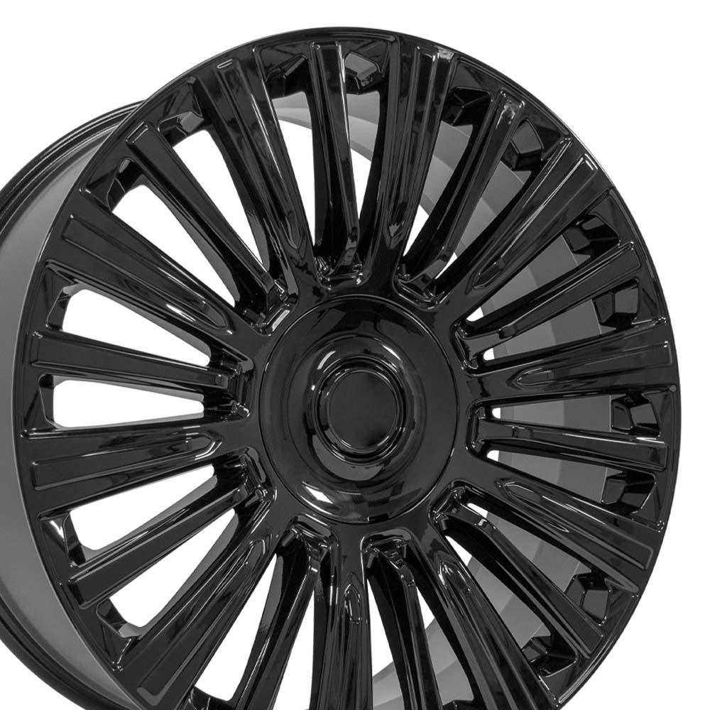 24" Replica CA92 fits Cadillac Escalade 24x10 Gloss Black-SR1 Performance
