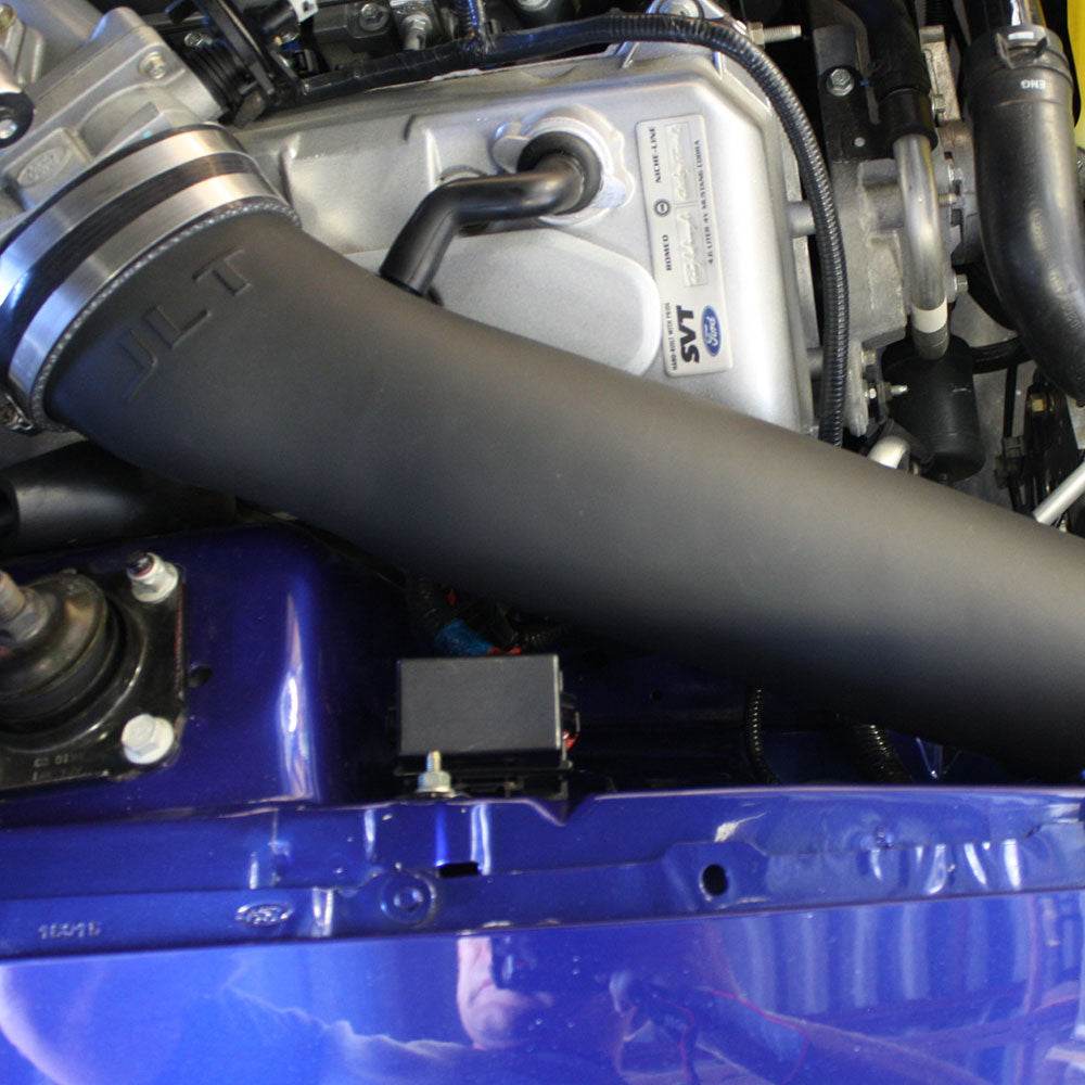 JLT Cold Air Intake Kit for 2003-2004 SVT Cobra - S&B installed in the engine compartment of a vehicle