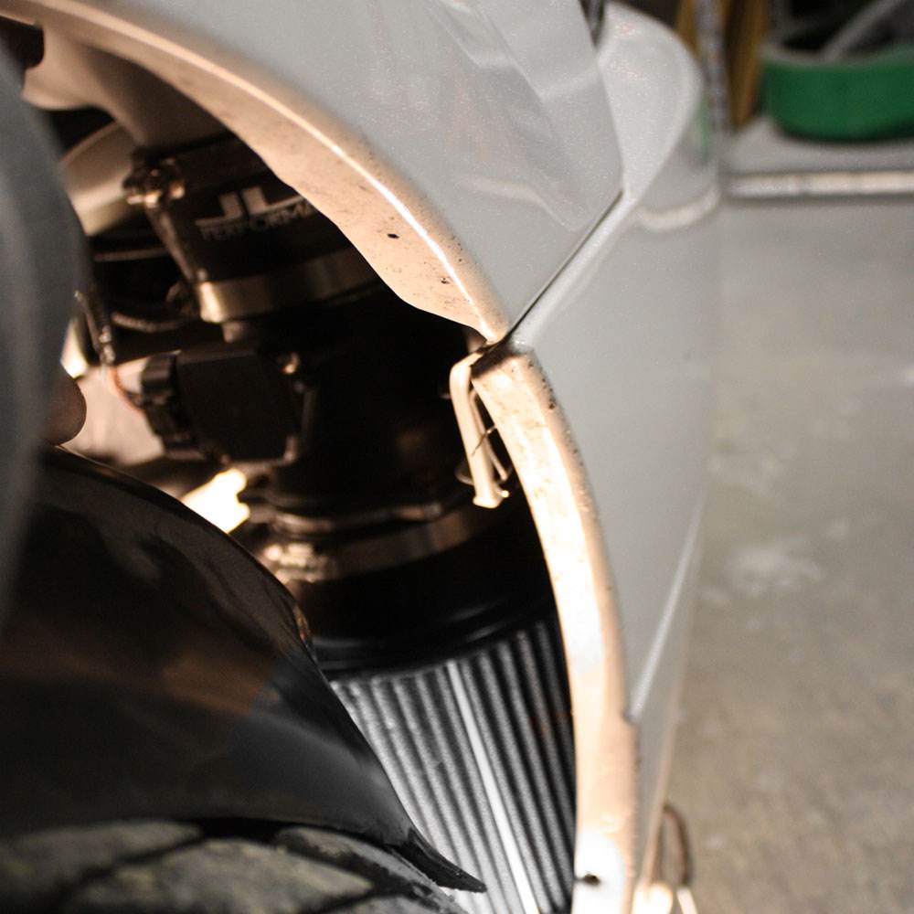 JLT Cold Air Intake Kit for 2003-2004 SVT Cobra - S&B installed in the engine compartment of a vehicle
