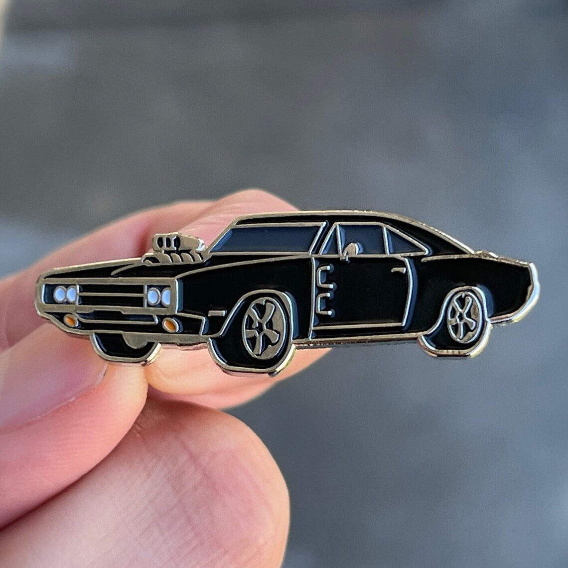 1970 Dodge Charger RT Enamel Pin - Fast and the Furious - Special Edition Lapel Pin-SR1 Performance