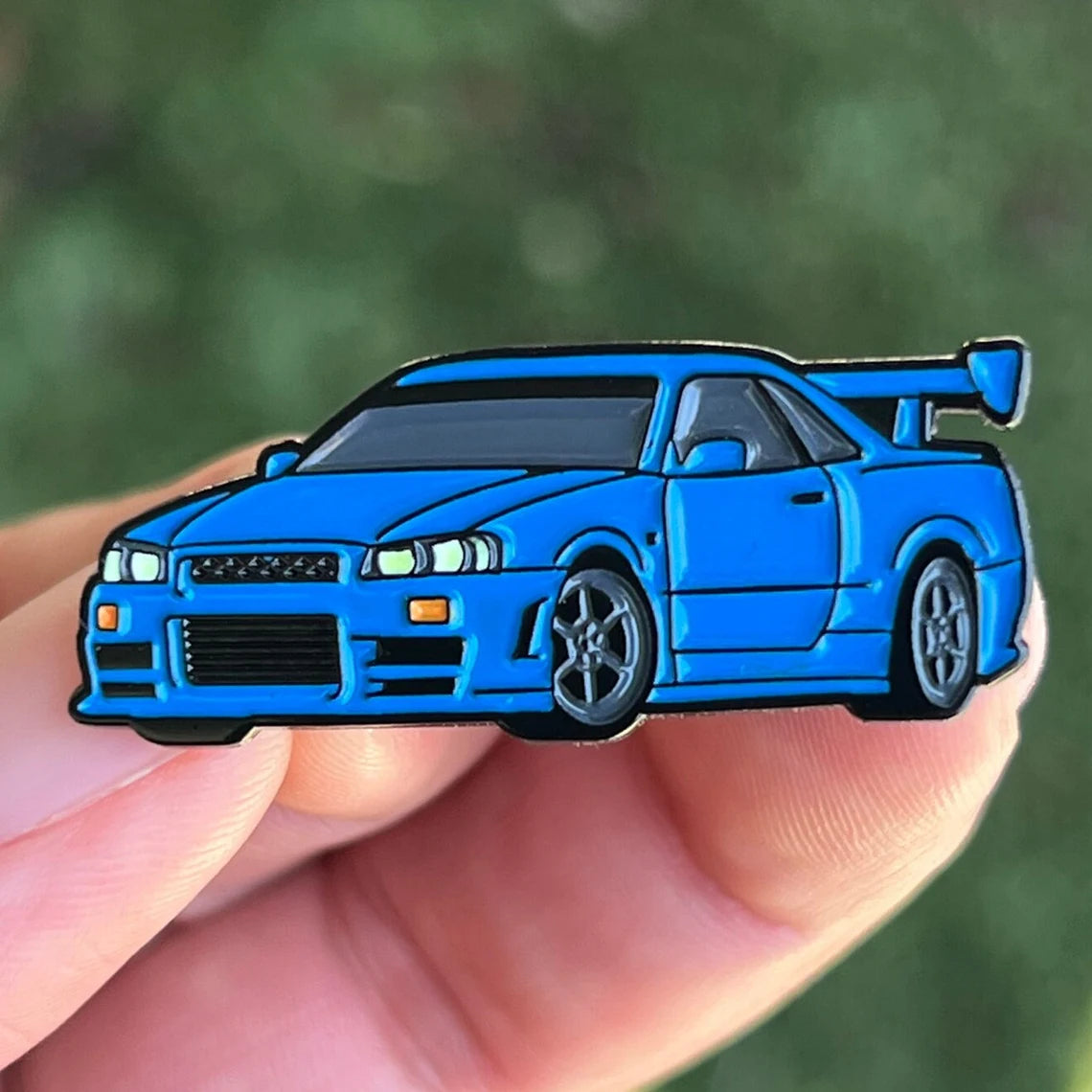 1999 Skyline R34 GTR Enamel Pin - JDM Edition GT-R Lapel Pin-SR1 Performance