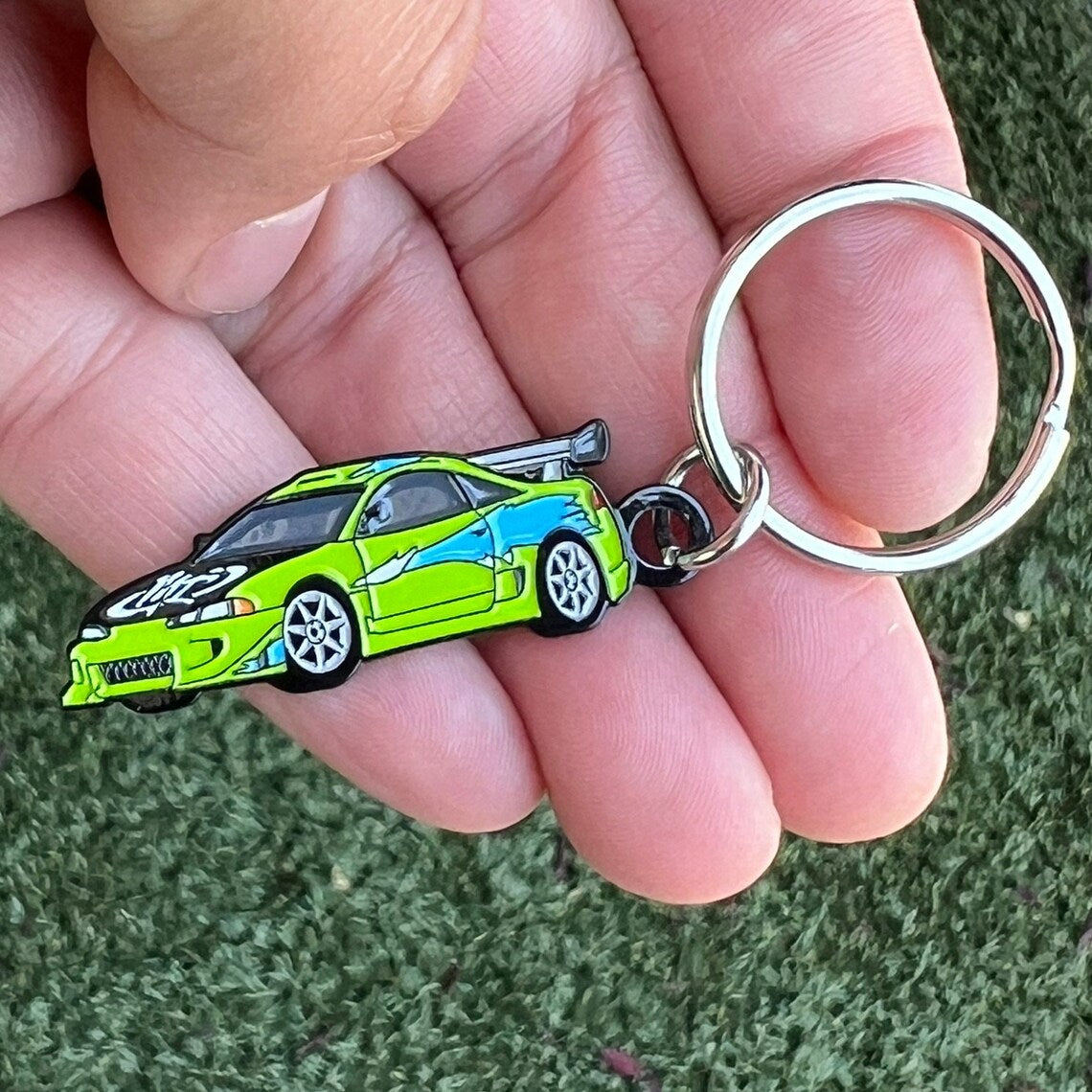 Paul Walker's Mitsubishi Eclipse Keychain - Fast & Furious JDM Key Chain-SR1 Performance