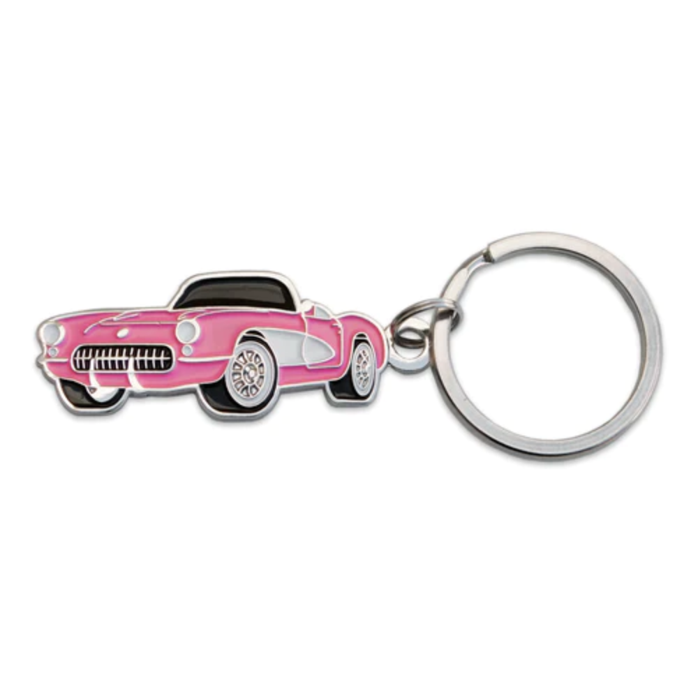 1956 Chevrolet Corvette C1 Key Chain - Classic Car Collectible Keychain - Officially Licensed by GM-SR1 Performance