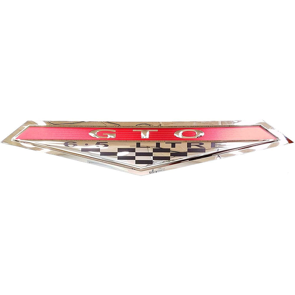 Pontiac GTO 6.5 Badge Stainless Steel Wall Hanging Sign - 35" x 6"-SR1 Performance