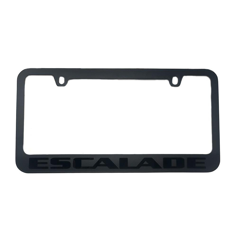 Cadillac Escalade Stealth Blackout License Plate Frame-SR1 Performance