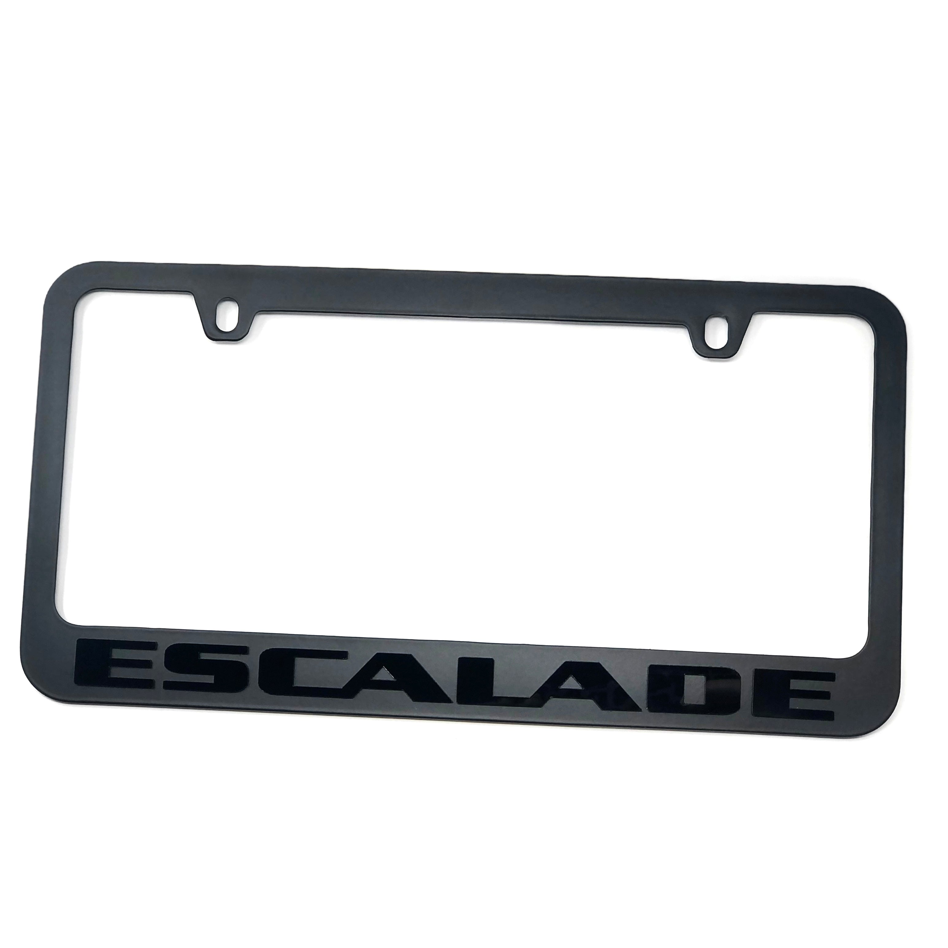 Cadillac Escalade Stealth Blackout License Plate Frame-SR1 Performance