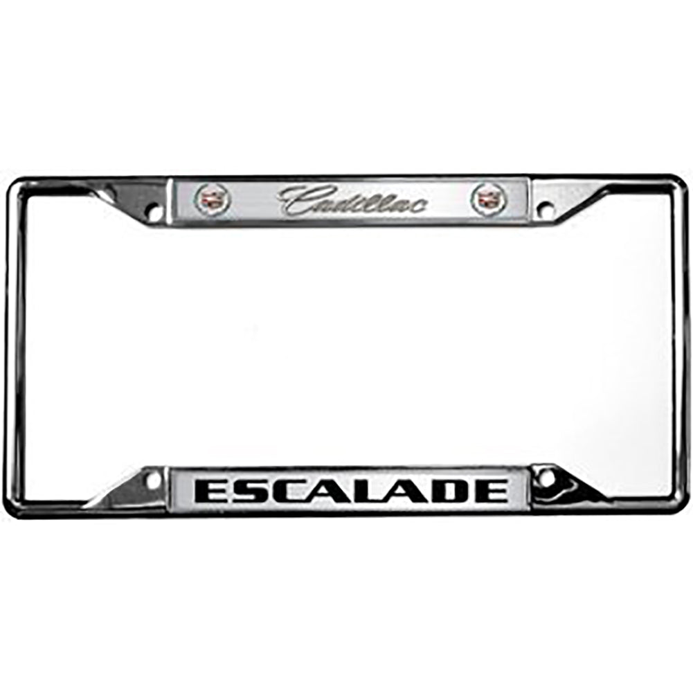 Cadillac Escalade License Plate Frame - Chrome-SR1 Performance