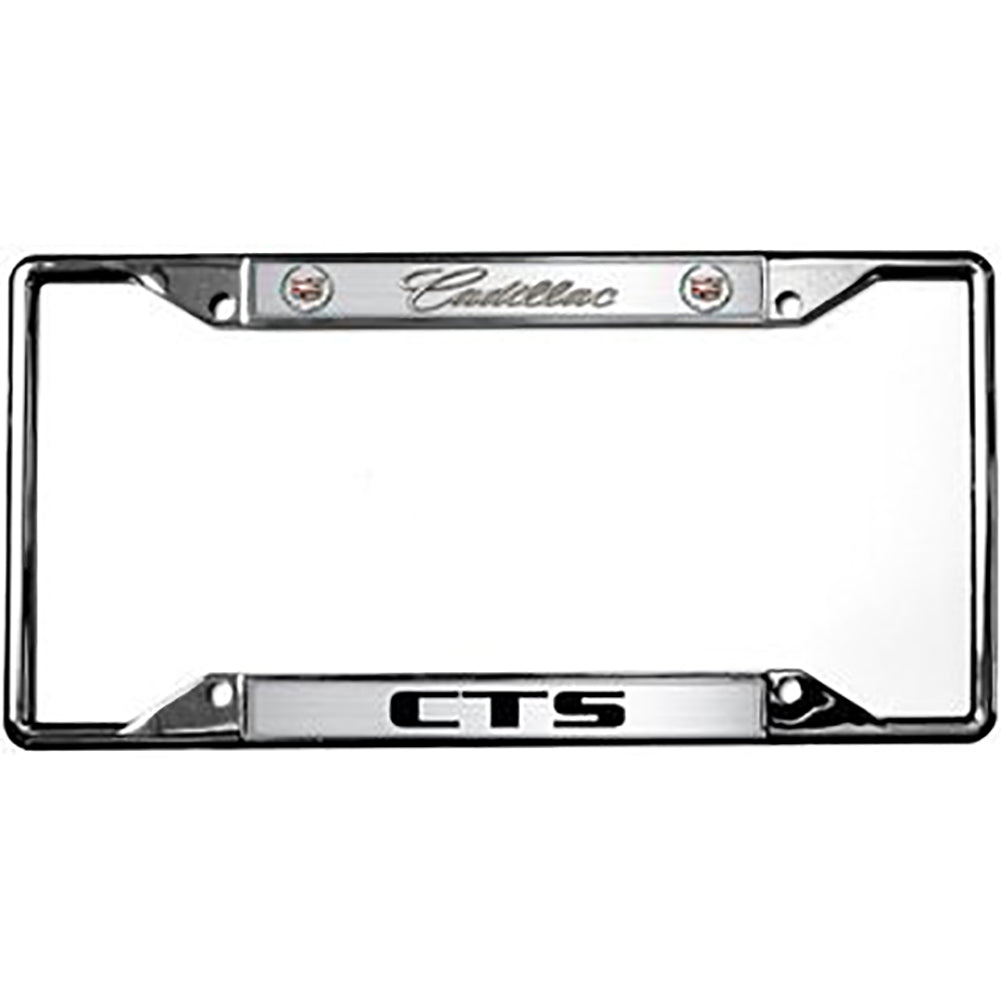 Cadillac CTS License Plate Frame - Chrome-SR1 Performance