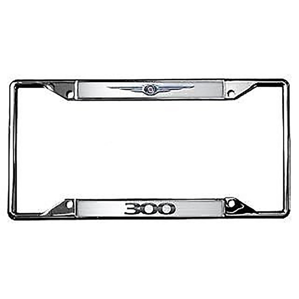 Chrysler Logo 300 License Plate Frame - Chrome-SR1 Performance