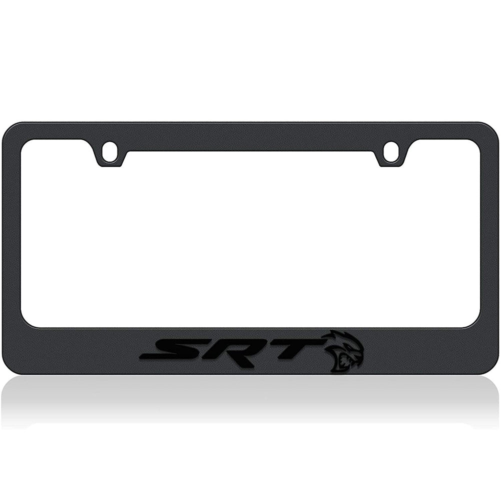 SRT Hellcat Stealth Blackout License Plate Frame-SR1 Performance