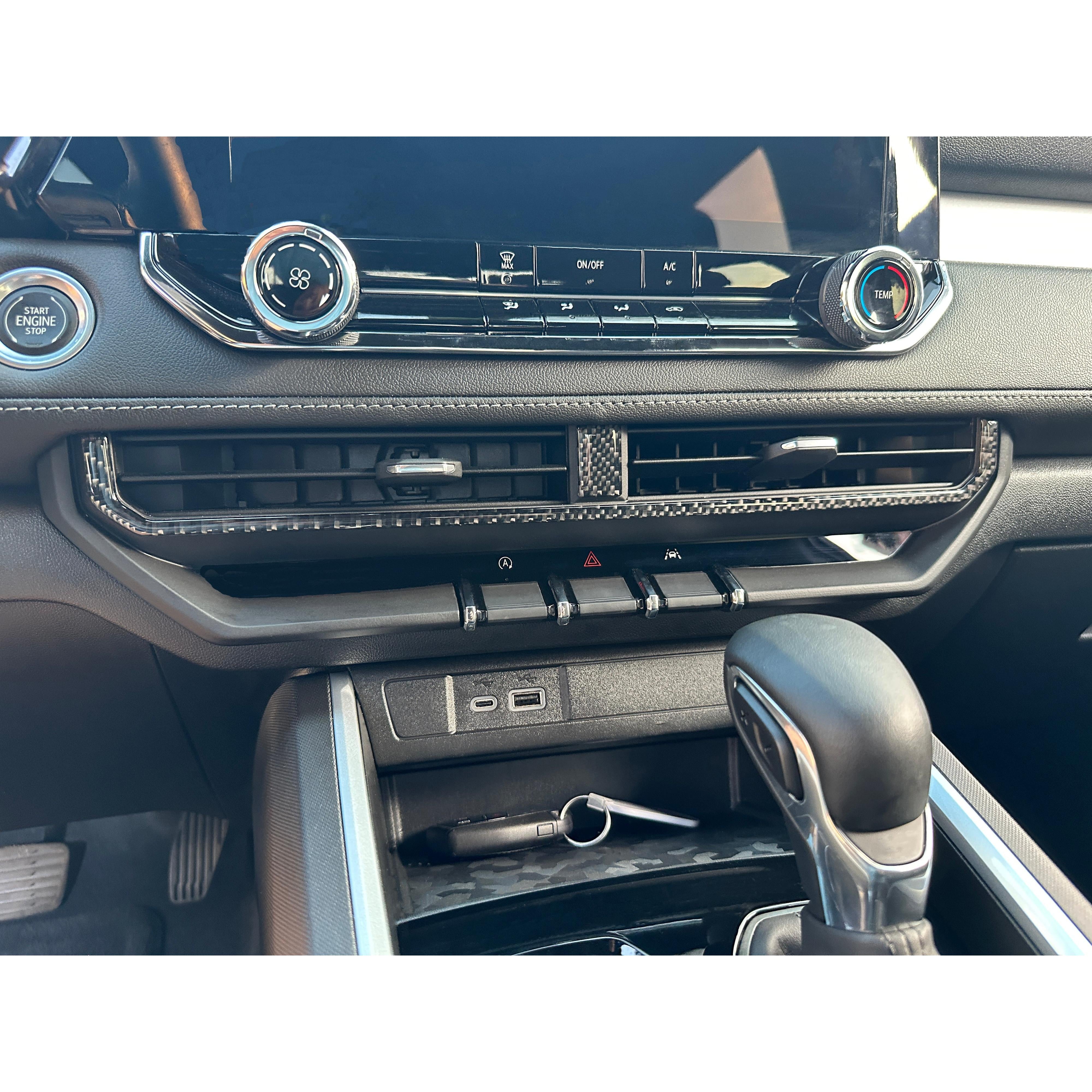Center A.C. Vent Accent Trim Fits 2023-2026 Chevrolet Colorado & GMC Canyon