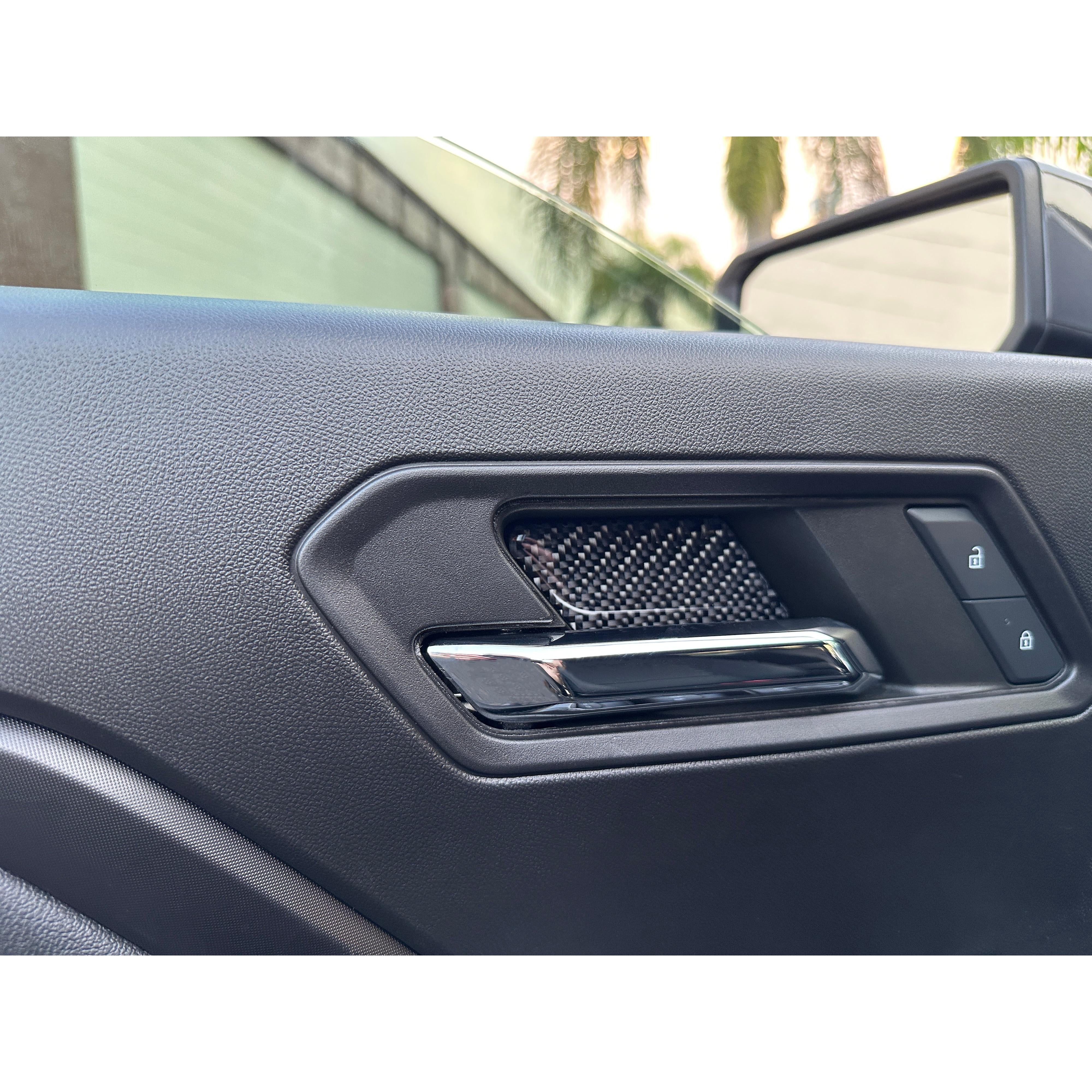 Door Handle Pocket Accent Trim Fits 2023-2026 Chevrolet Colorado/Silverado Refresh Interior